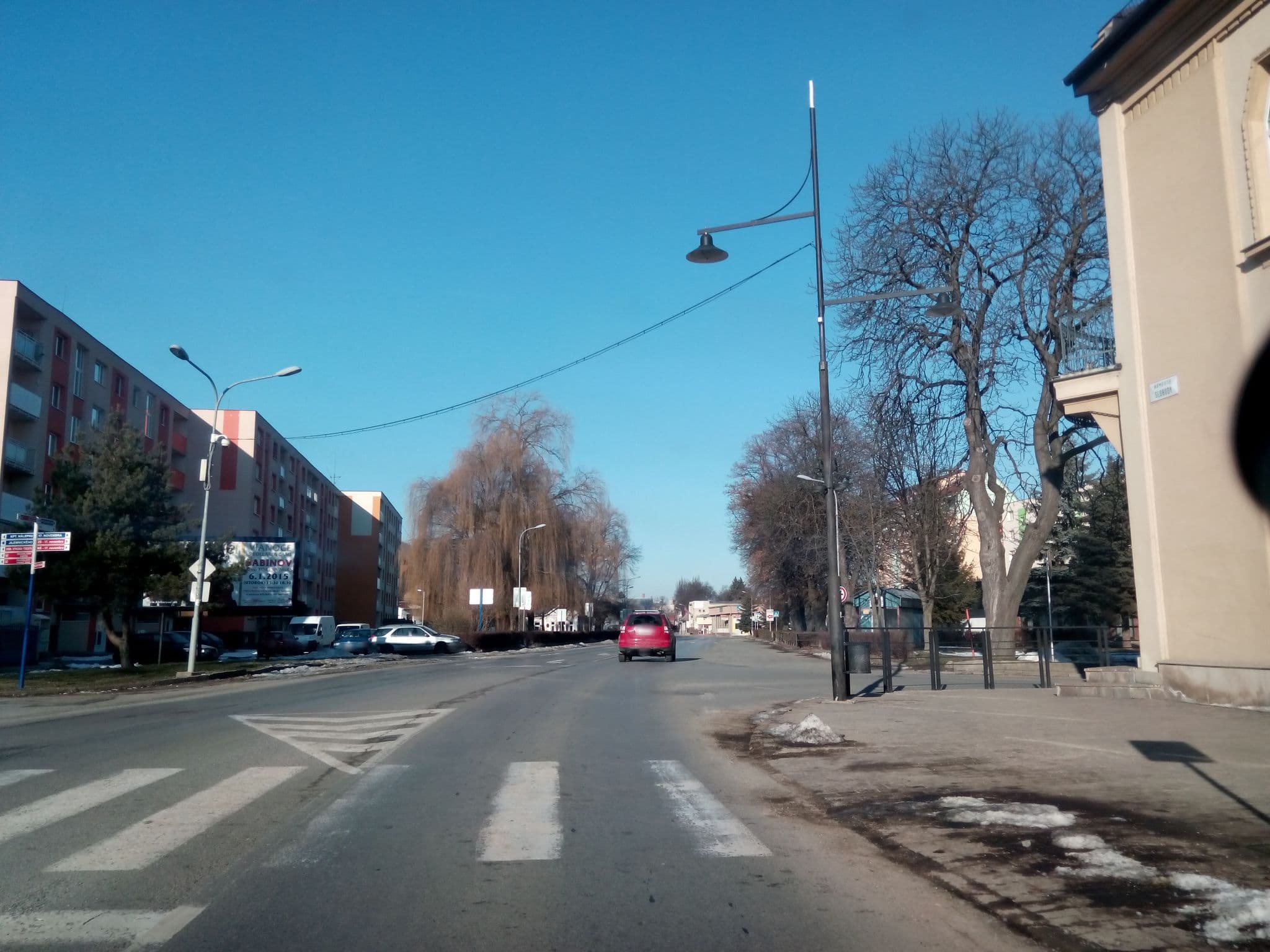 Street view near Hotel Torysa, Sabinov — © martin_zdila (CC BY-SA · Mapillary)