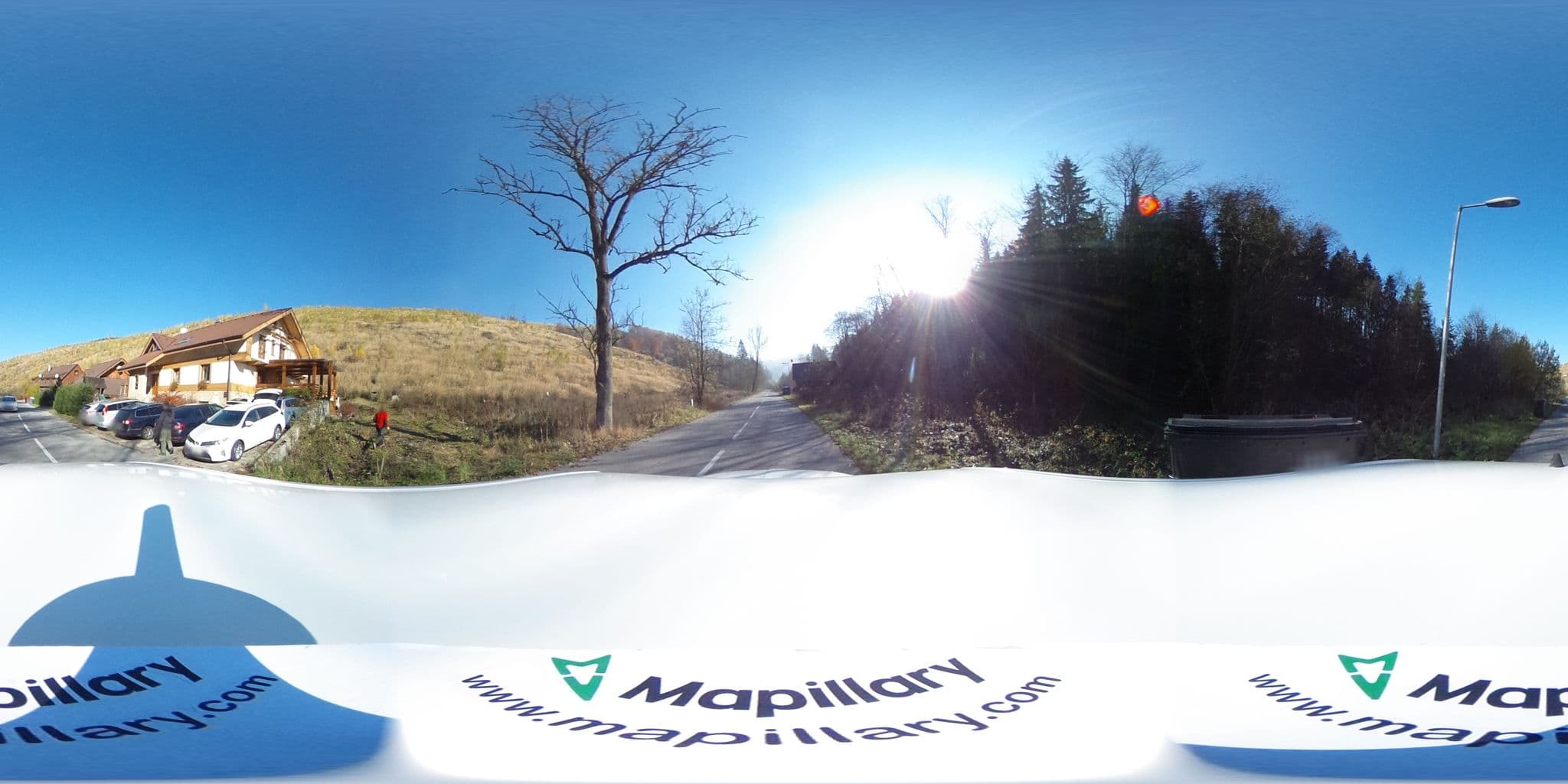 Street view near Chata Yetti, Oščadnica — © kayle (CC BY-SA · Mapillary)