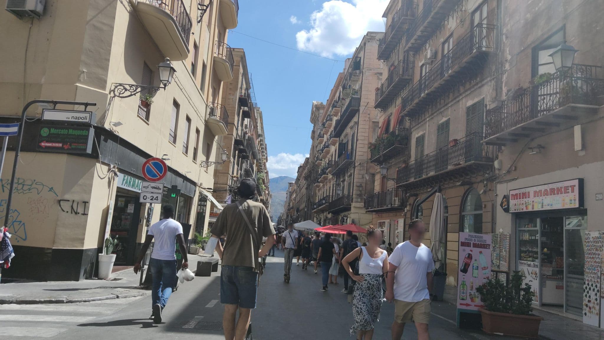 Street view near Maqueda Apartments, Palermo — © mrey (CC BY-SA · Mapillary)