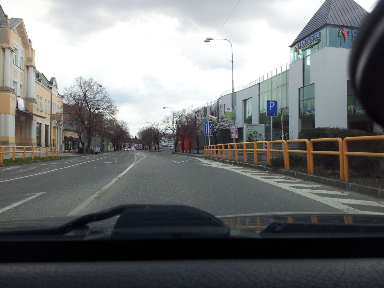 Street view near Hotel Lev, Levice — © durko_freemap (CC BY-SA · Mapillary)