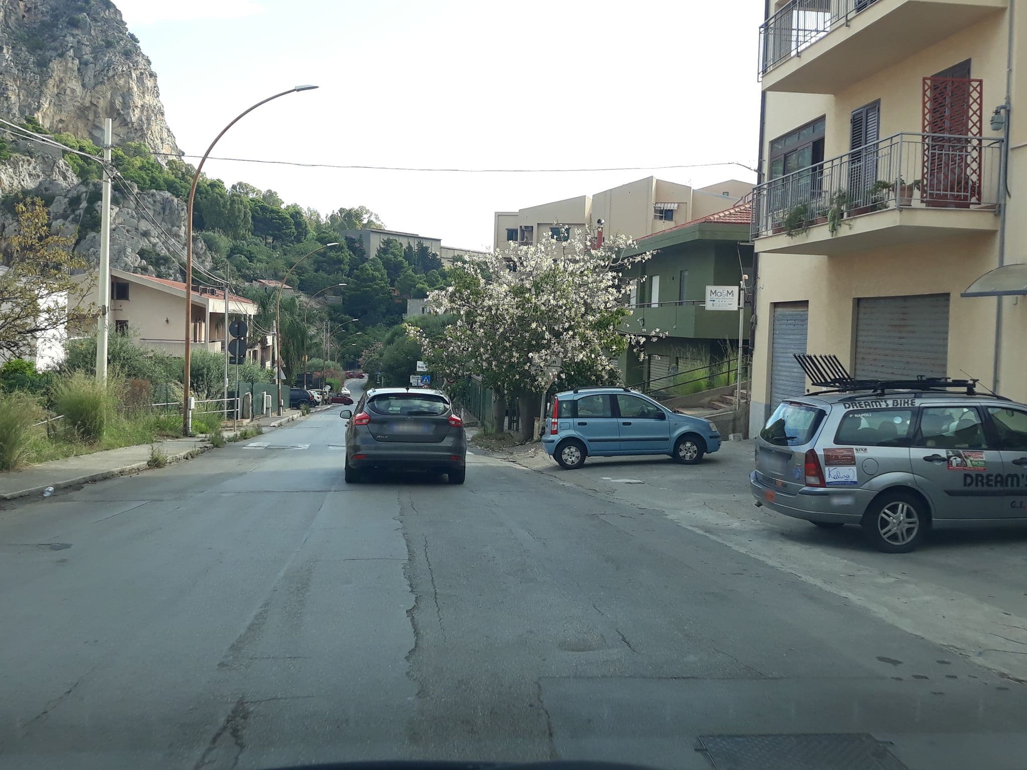 Street view near Villa Eliane B&B, Cefalù — © roberto_inzerillo (CC BY-SA · Mapillary)