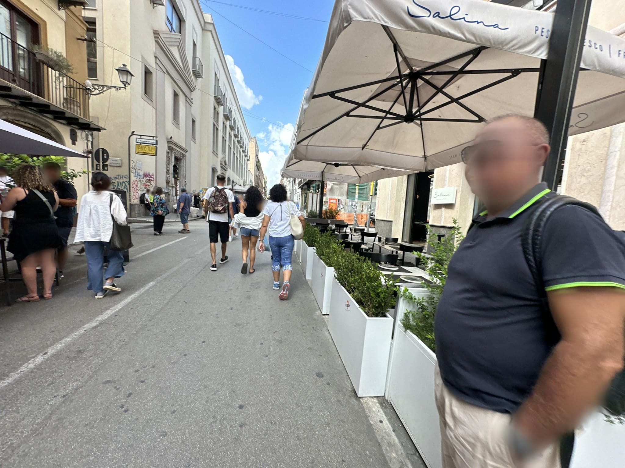 Street view near Alla Corte Maqueda, Palermo — © asturksever (CC BY-SA · Mapillary)