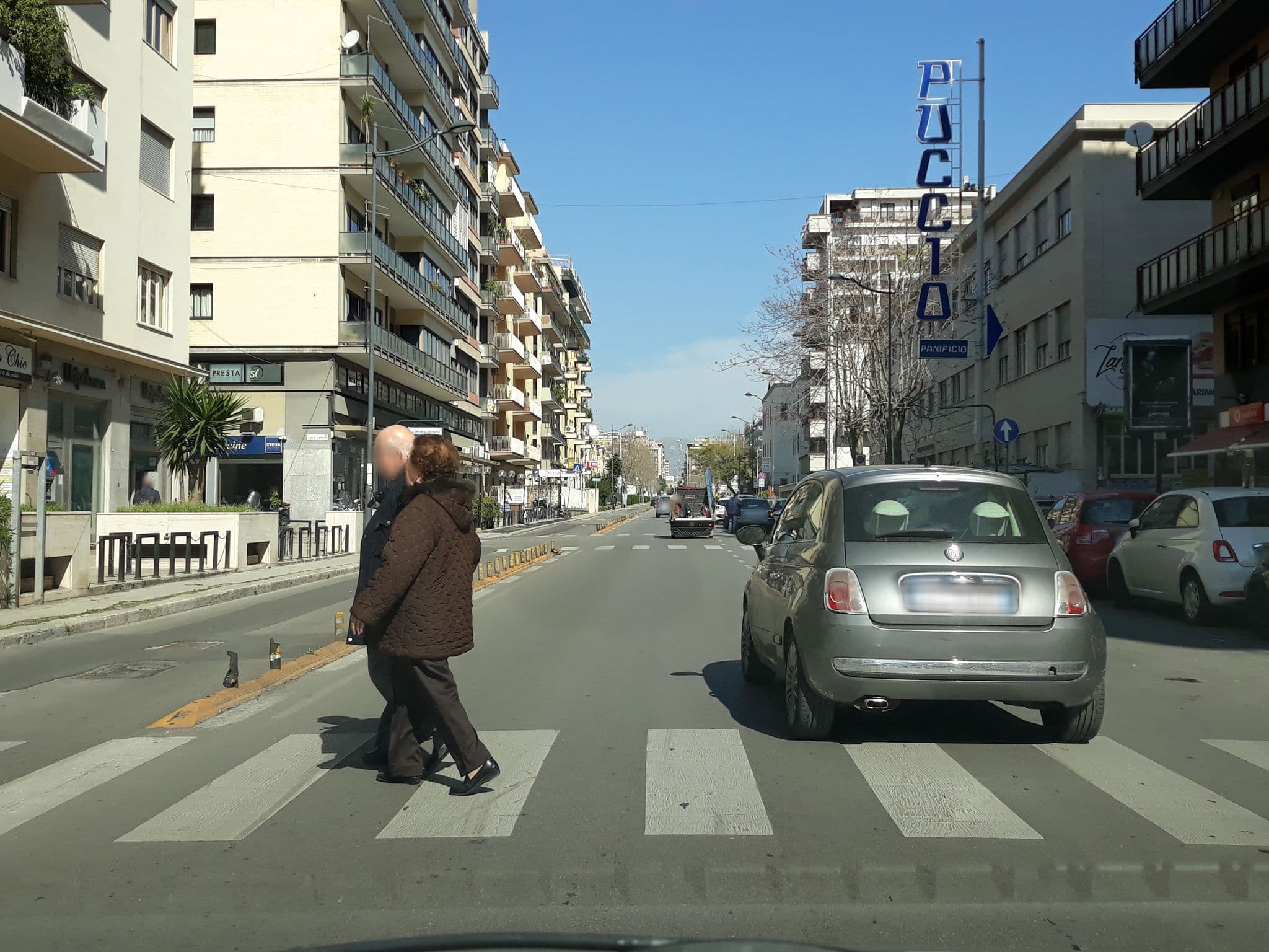 Street view near Vodafone Store | Marchese di Villabianca, Palermo — © roberto_inzerillo (CC BY-SA · Mapillary)