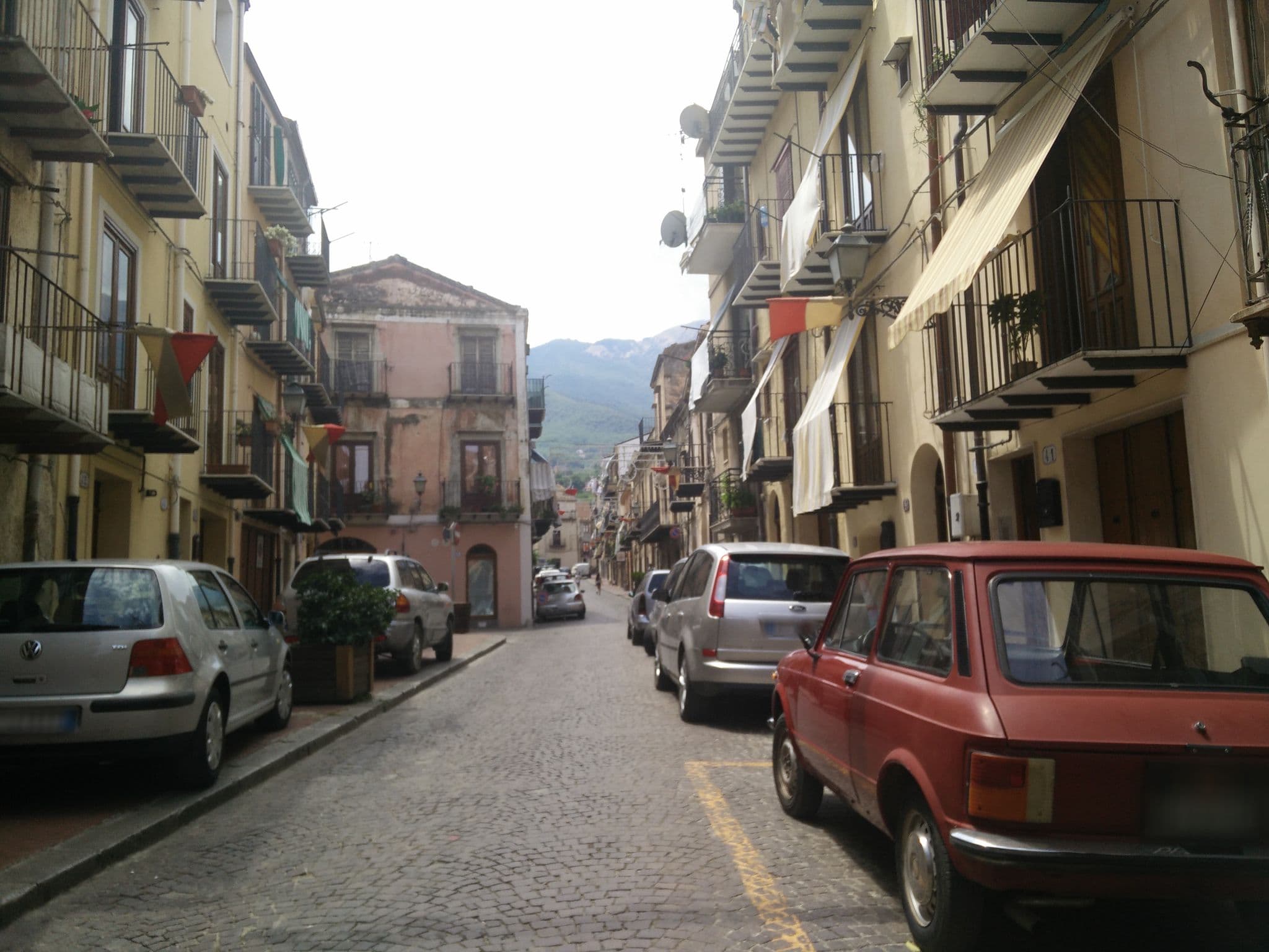 Street view near House of Castle Apartments, Castelbuono — © eppesuig (CC BY-SA · Mapillary)