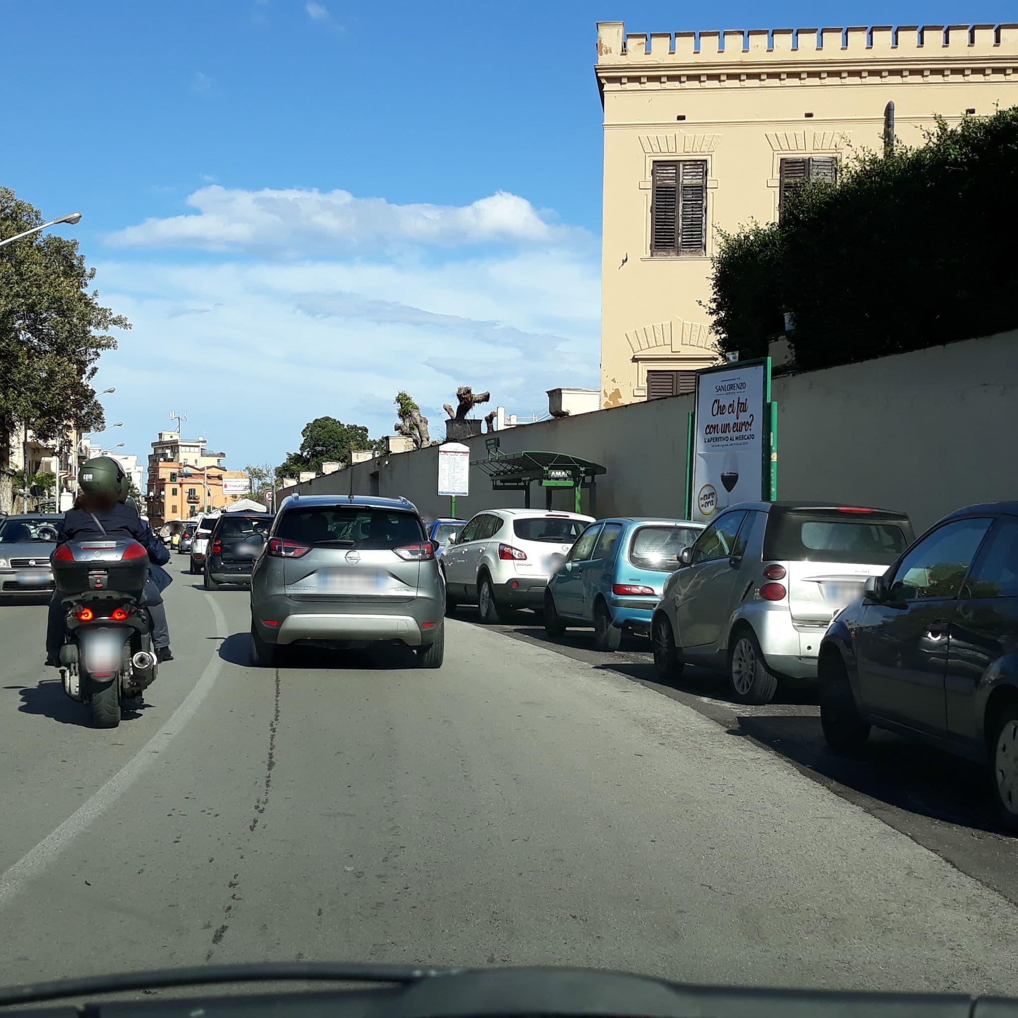 Street view near AmtHotels, Palermo — © roberto_inzerillo (CC BY-SA · Mapillary)