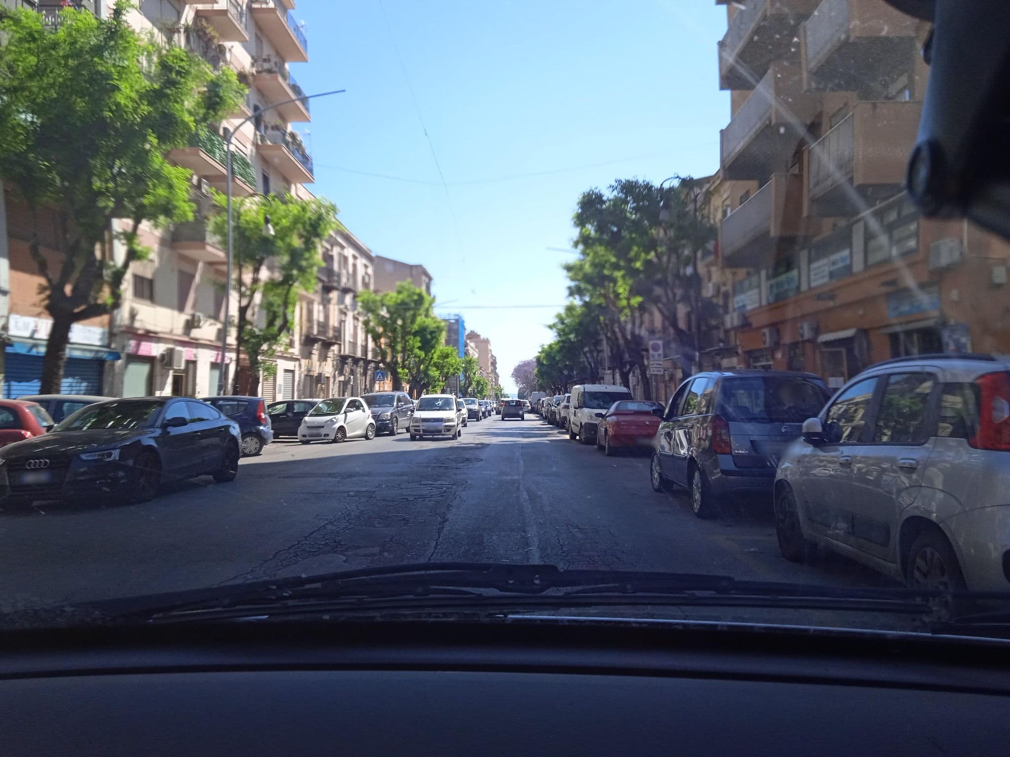 Street view near Apartment Calliope, Palermo — © p8fy9y9fs (CC BY-SA · Mapillary)