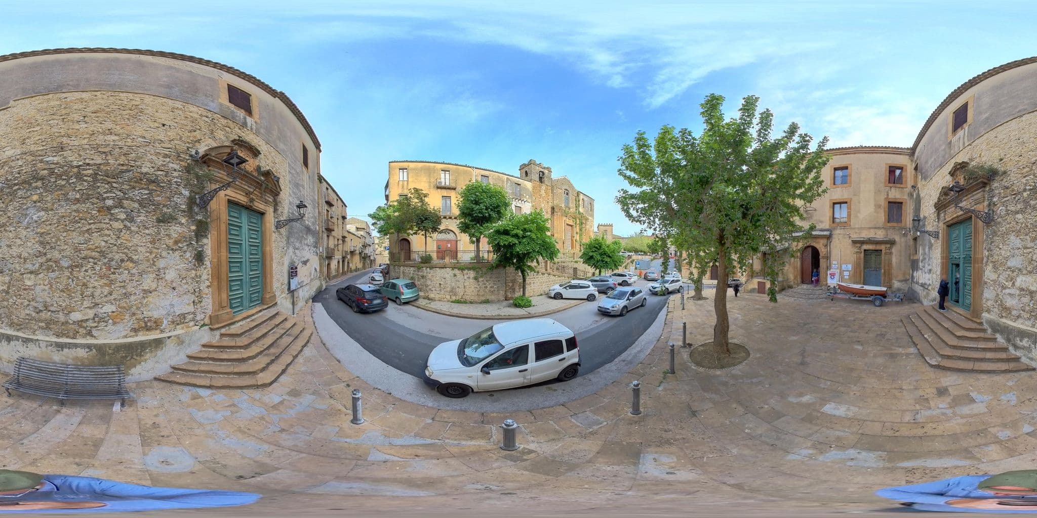 Street view near Albergo Del Borgo Don Bosco 2000, Piazza Armerina — © Ghelfi360 (CC BY-SA · Mapillary)