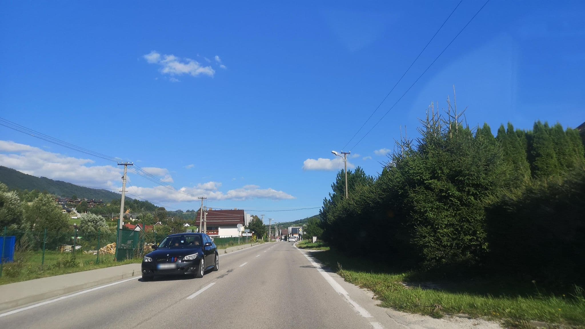Street view near Hotel Gavurky, Terchová