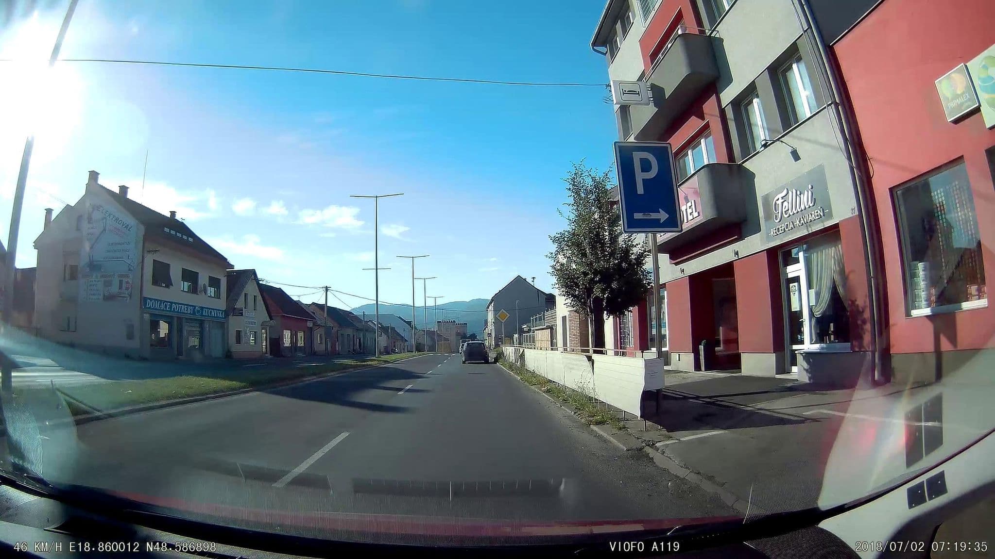 Street view near Penzión Fellini, Žiar nad Hronom — © aasami (CC BY-SA · Mapillary)