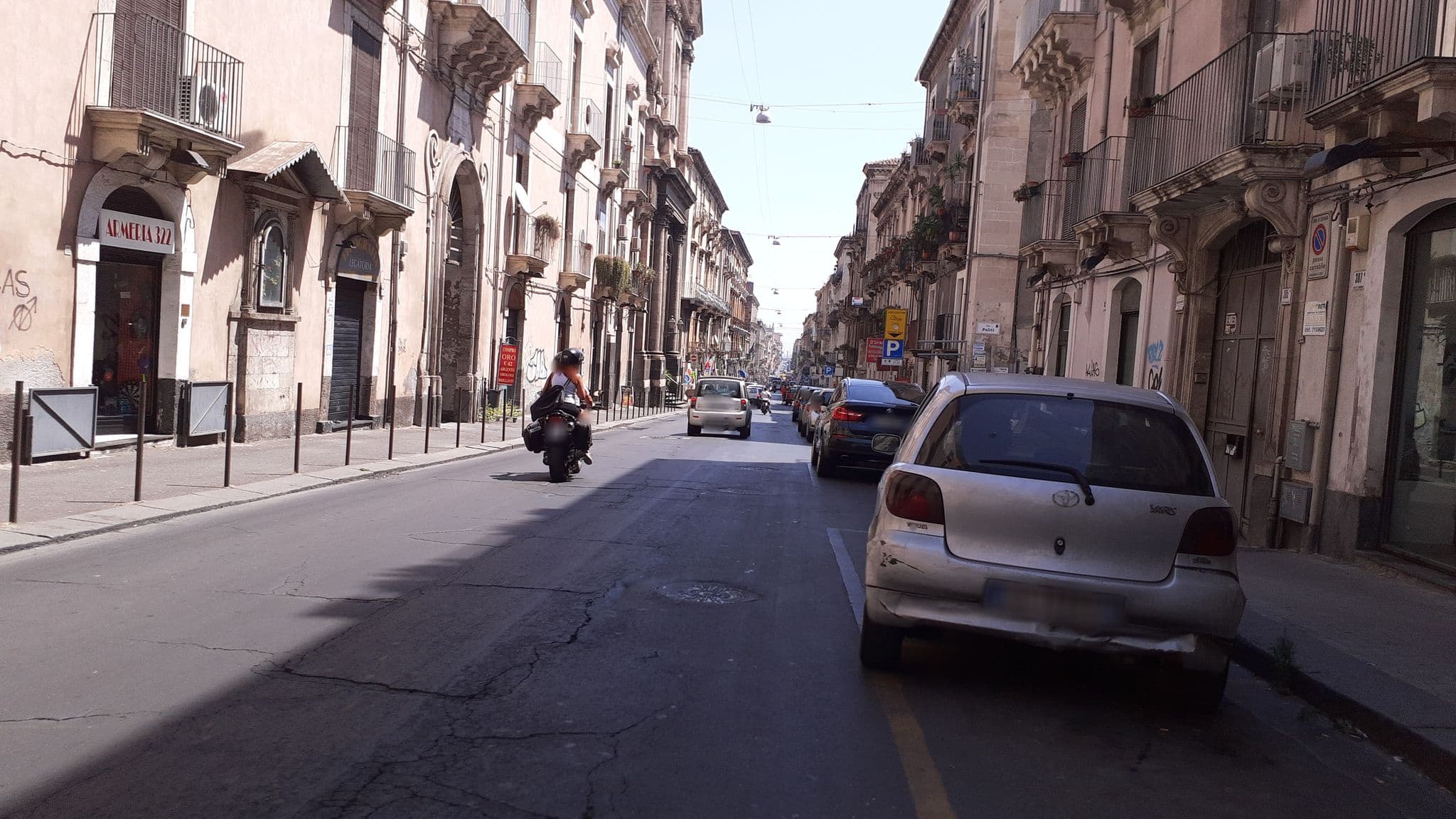 Street view near B&B Elmi, Catania — © agliatav (CC BY-SA · Mapillary)