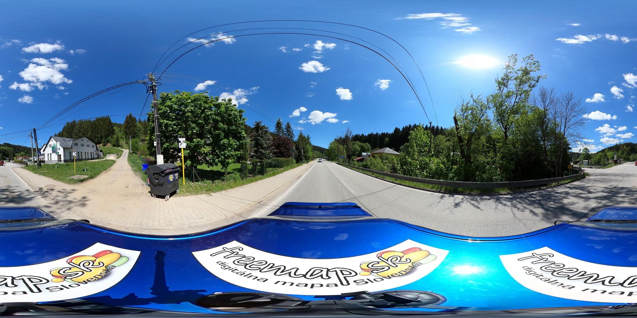 Street view near Adam, Makov — © t_ja (CC BY-SA · Mapillary)
