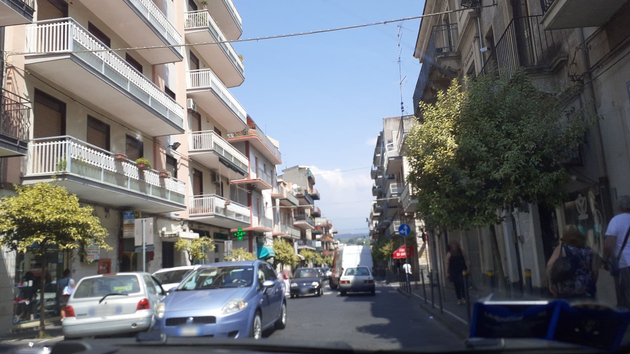 Street view near Corte Sai Ram, Misterbianco — © agliatav (CC BY-SA · Mapillary)