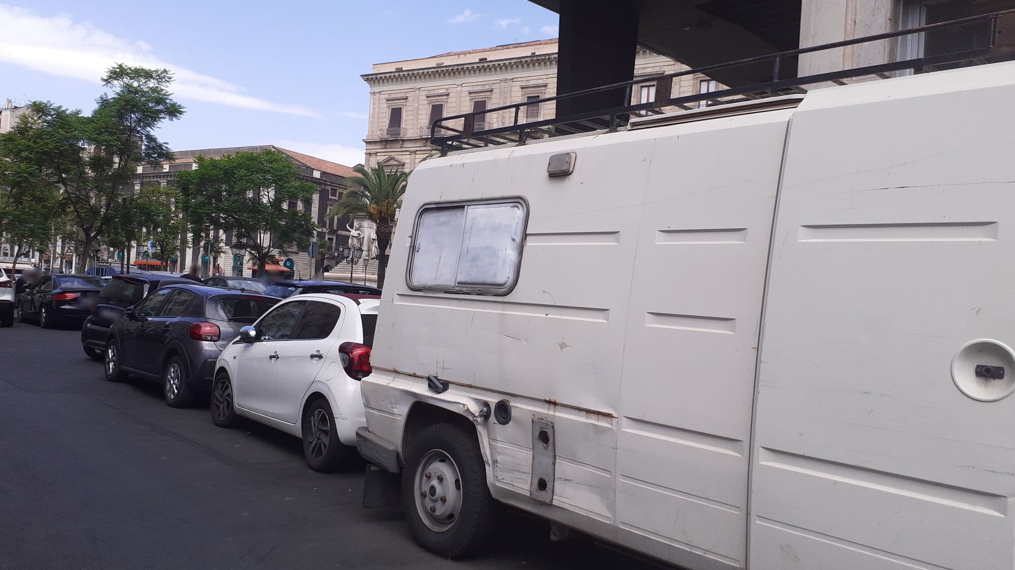 Street view near Cortile Stesicoro, Catania — © agliatav (CC BY-SA · Mapillary)