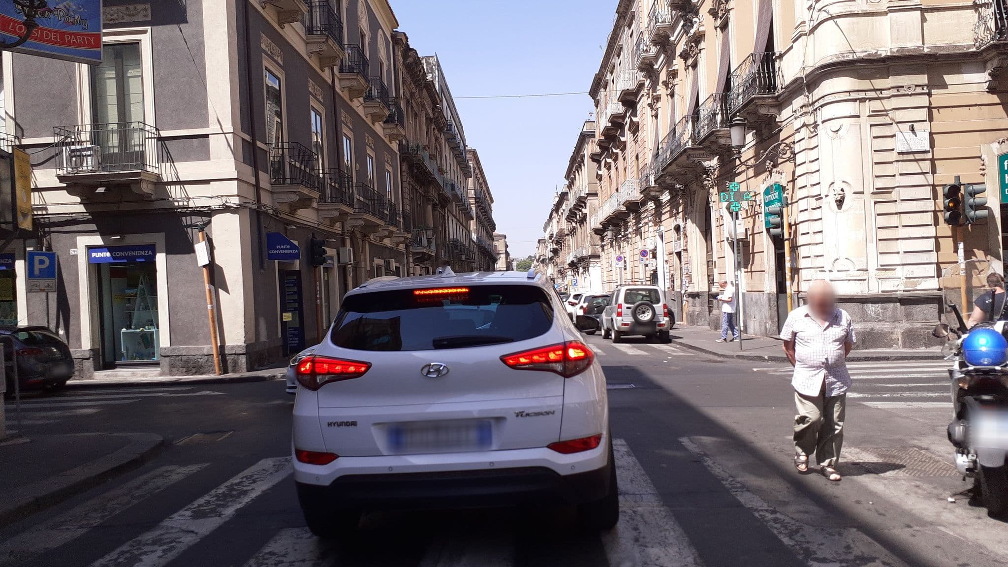 Street view near Cafuné Rooms, Catania — © agliatav (CC BY-SA · Mapillary)