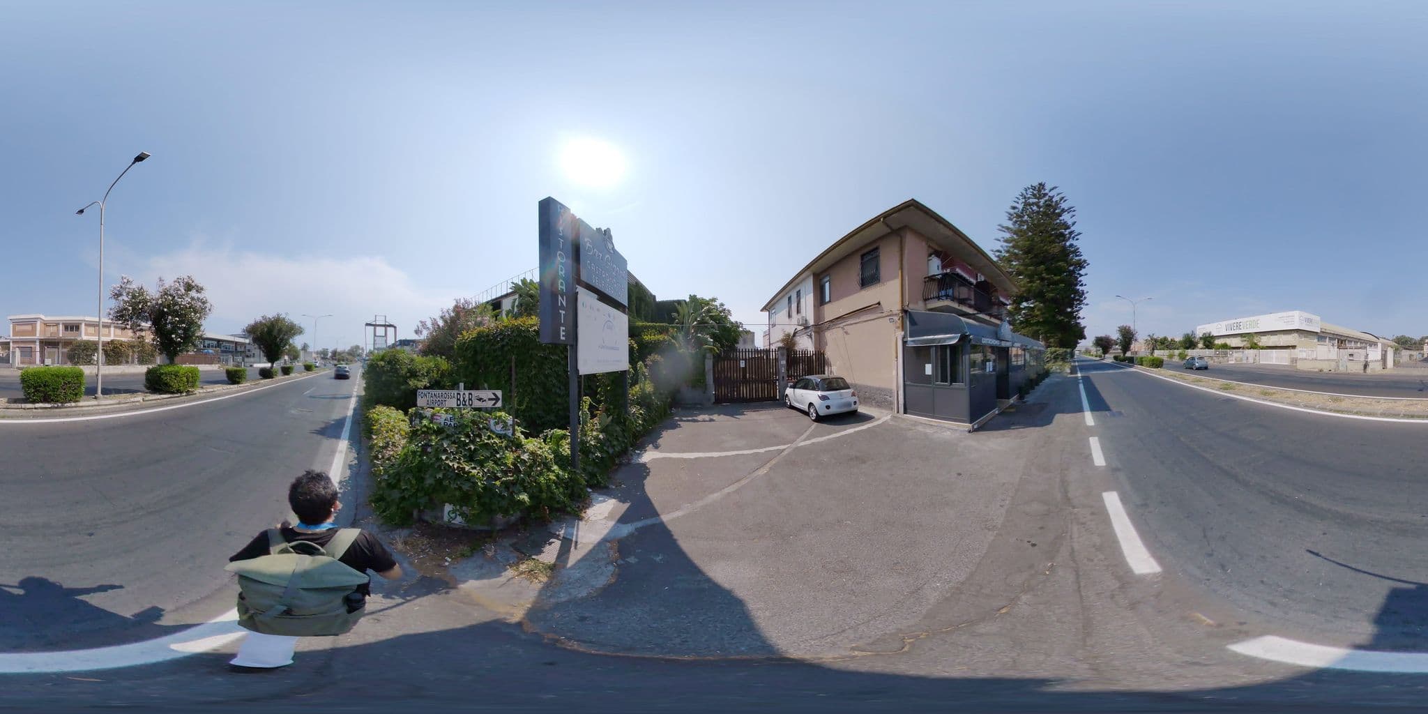 Street view near B&B Fontanarossa, Catania — © mapconcierge (CC BY-SA · Mapillary)