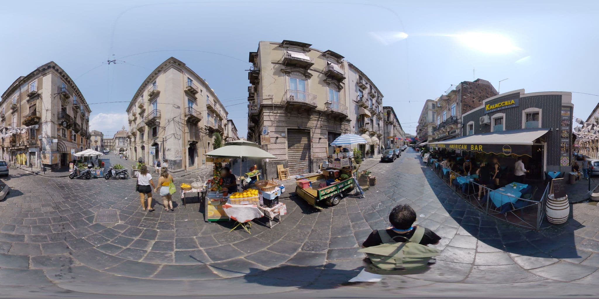 Street view near Altevolte Rooms, Catania — © mapconcierge (CC BY-SA · Mapillary)