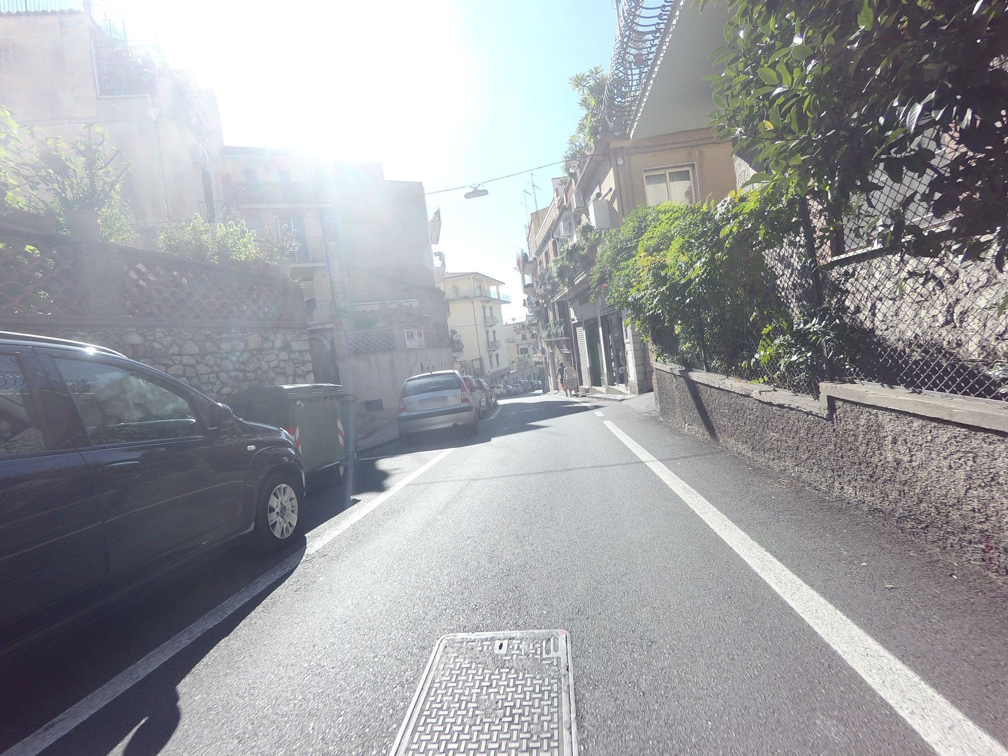 Street view near Domus Cuseni, Taormina — © posiki (CC BY-SA · Mapillary)