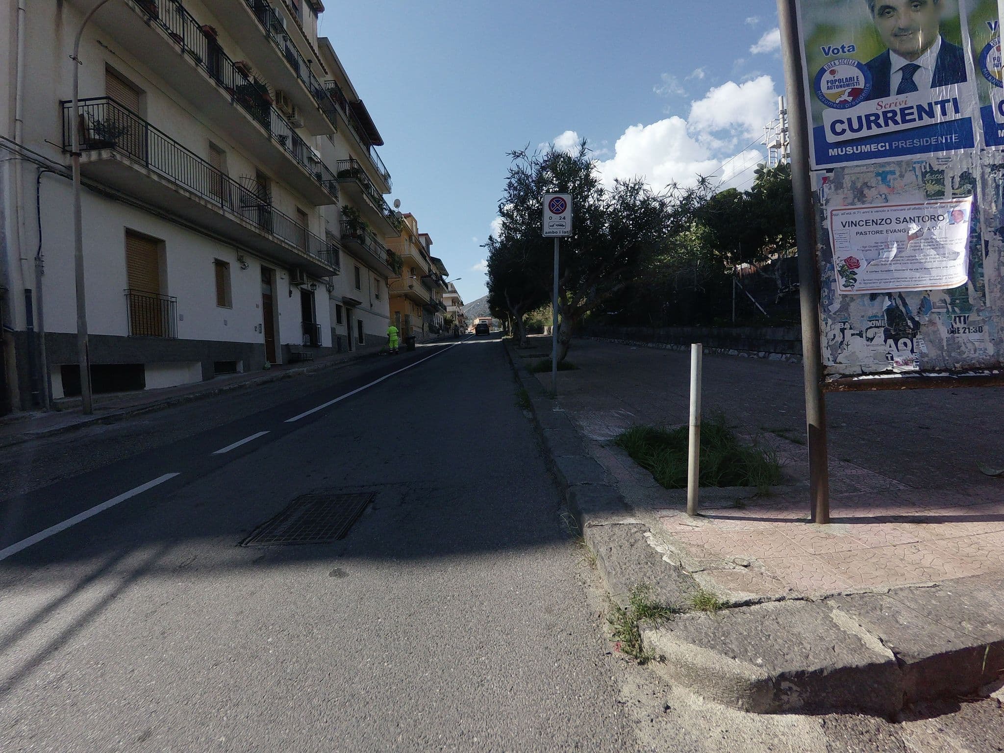 Street view near B&B Il Mare degli dei, Letojanni — © posiki (CC BY-SA · Mapillary)