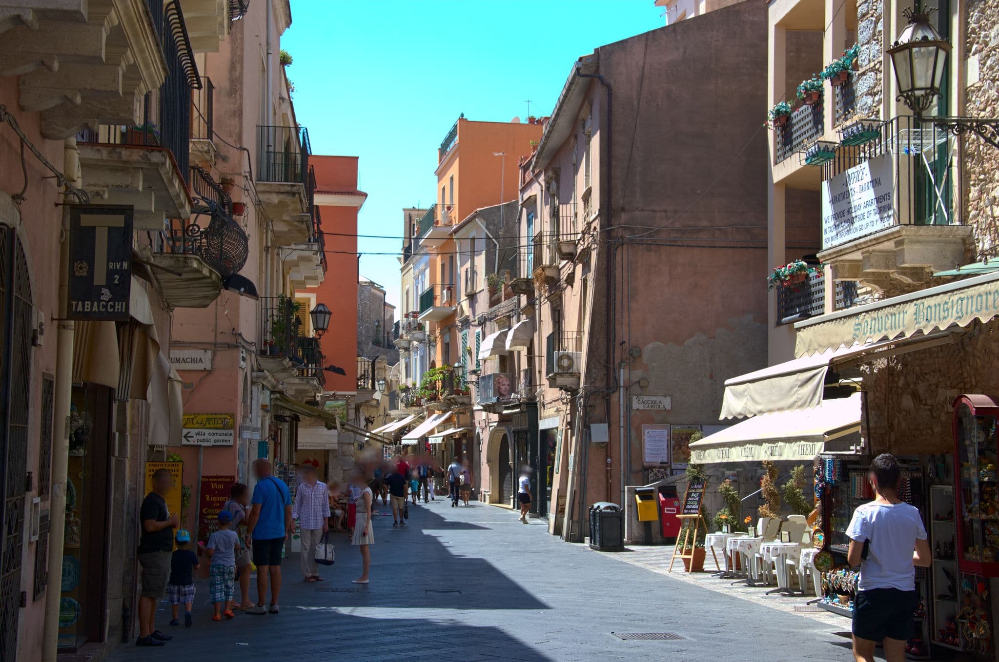 Street view near NiMia Luxury Guest House, Taormina — © danysk (CC BY-SA · Mapillary)