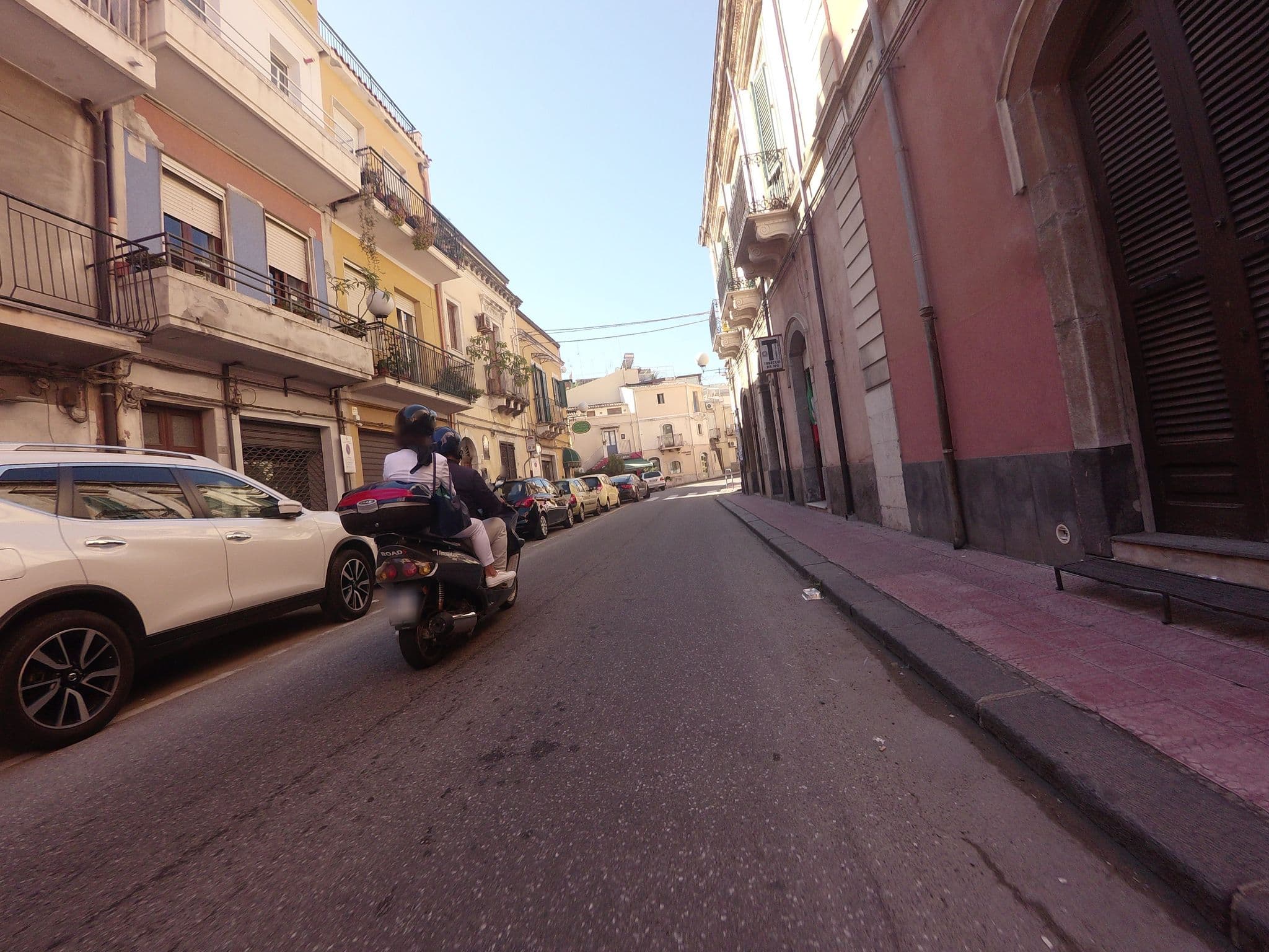 Street view near B&B Sea Rainbow, Taormina — © posiki (CC BY-SA · Mapillary)