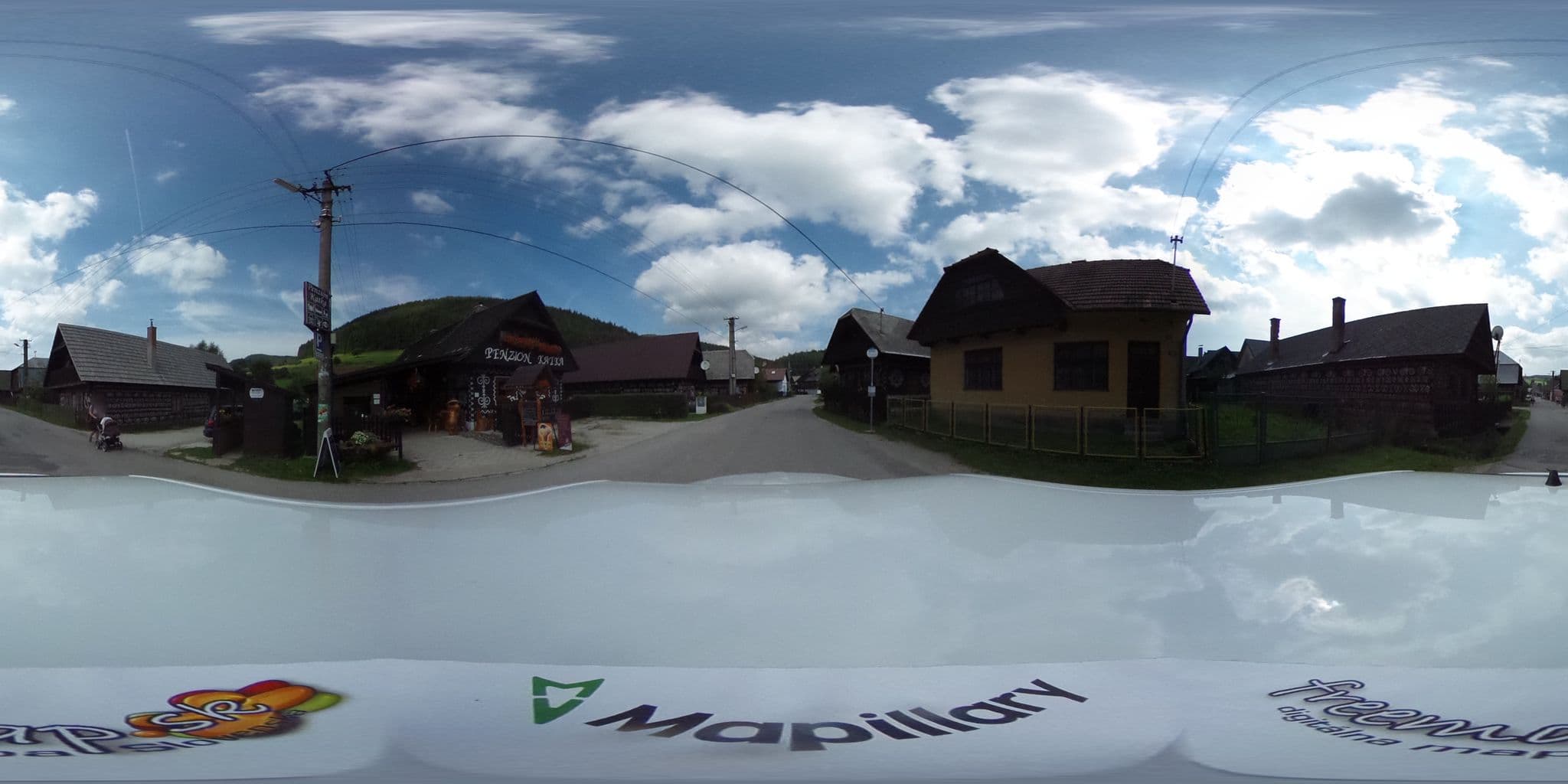 Street view near Penzión Katka, Pružina — © kayle (CC BY-SA · Mapillary)