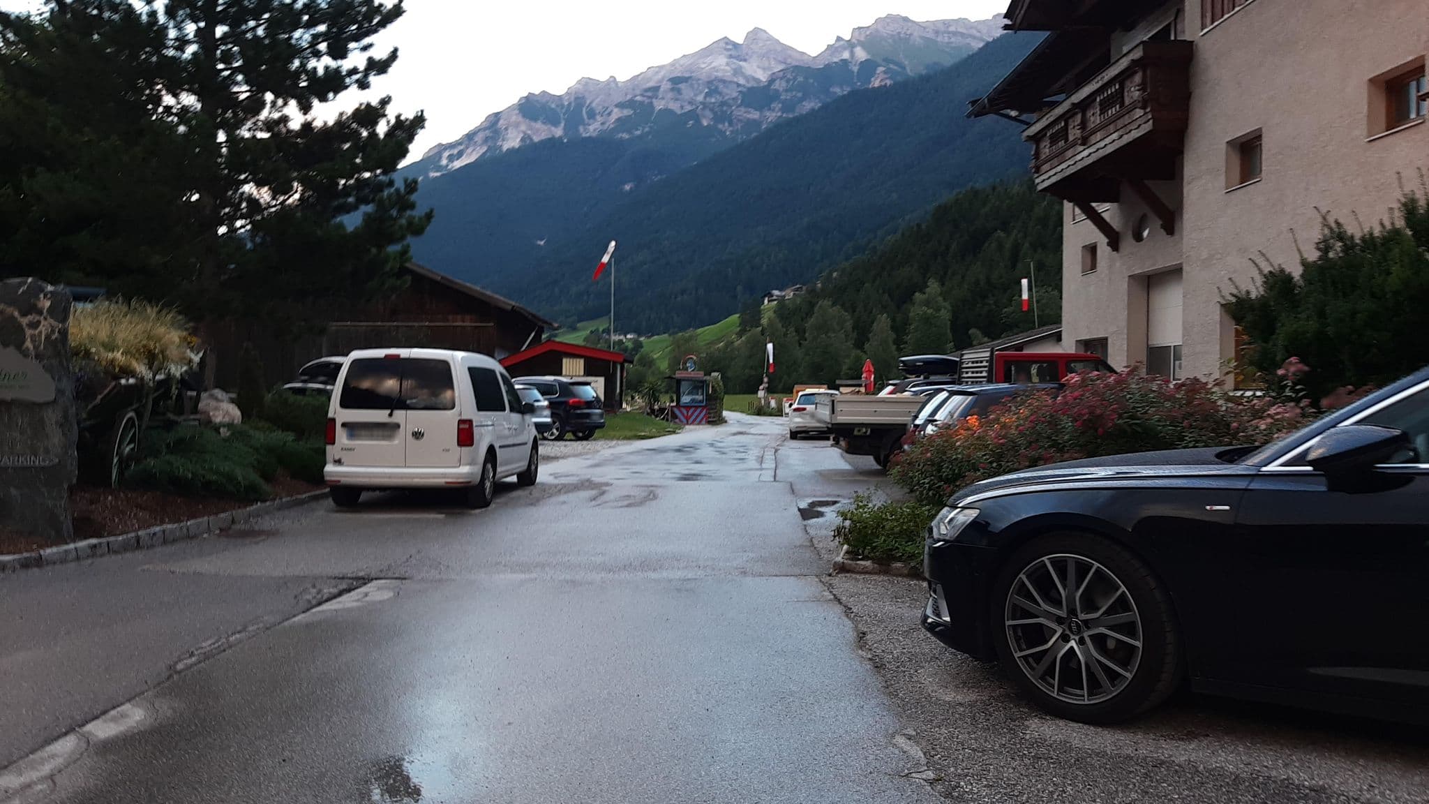 Street view near Alpenschlössl, Neustift im Stubaital