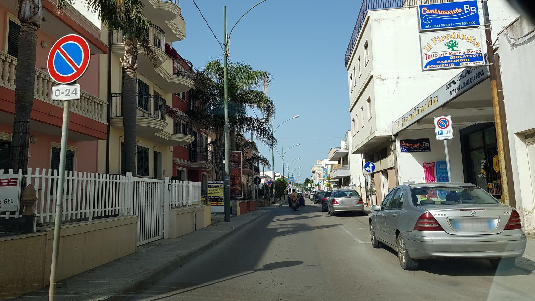 Street view near Grekal Bed & Breakfast, Porto Cesareo — © ale_zena_it (CC BY-SA · Mapillary)