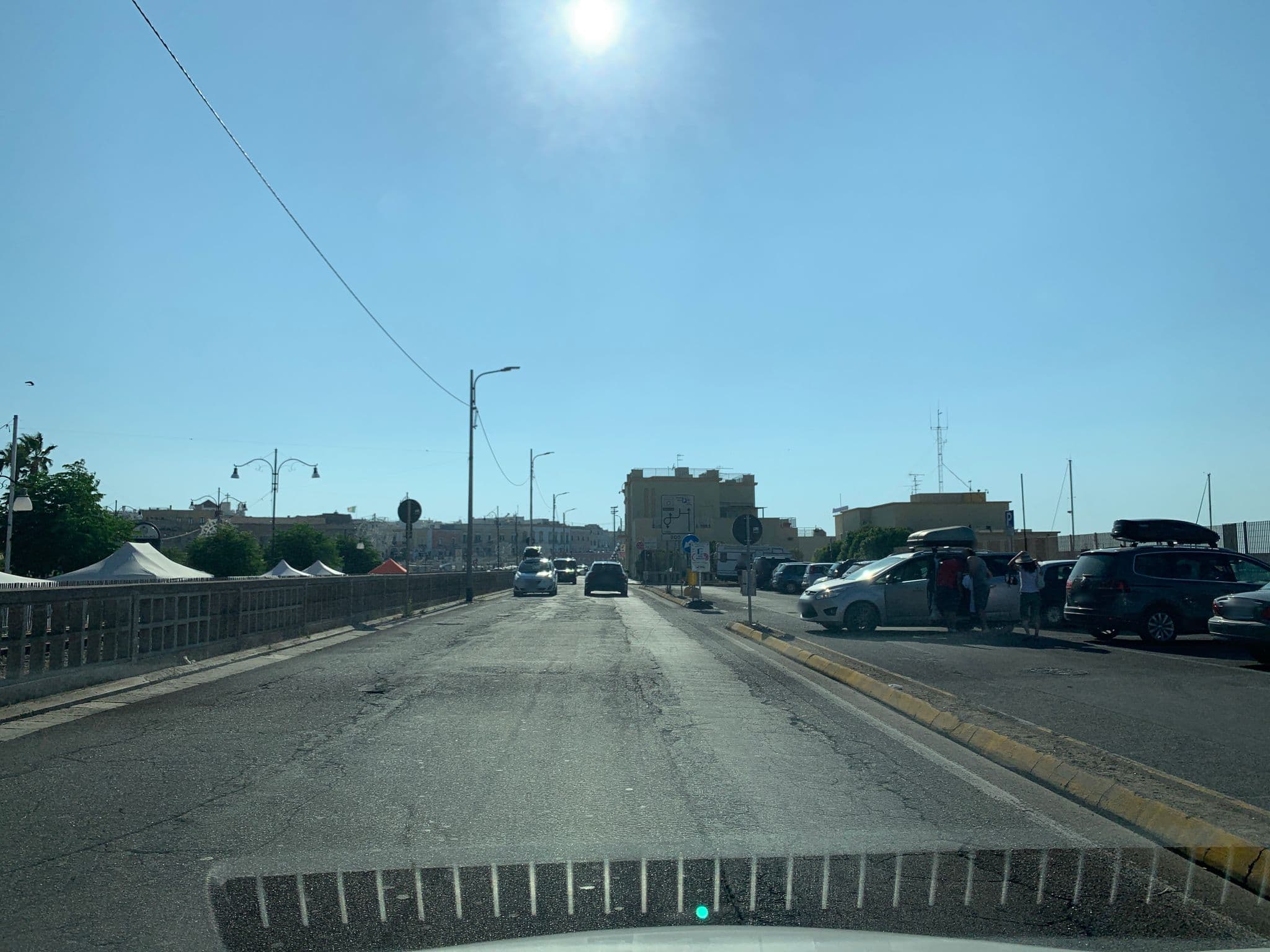 Street view near Fra i Mari, Gallipoli — © kopfpolster (CC BY-SA · Mapillary)