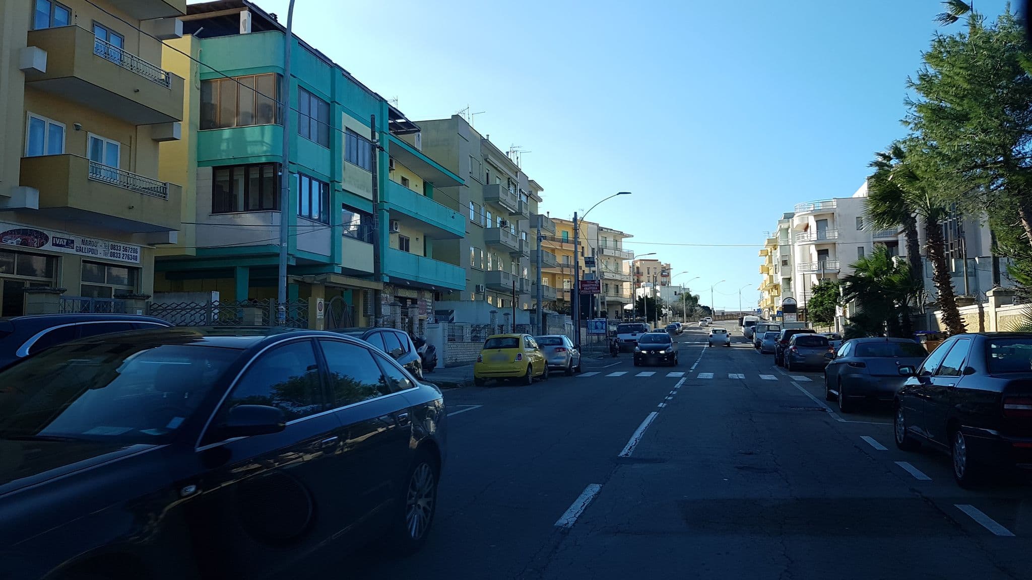 Street view near Dimora Cassiopea, Gallipoli — © ale_zena_it (CC BY-SA · Mapillary)