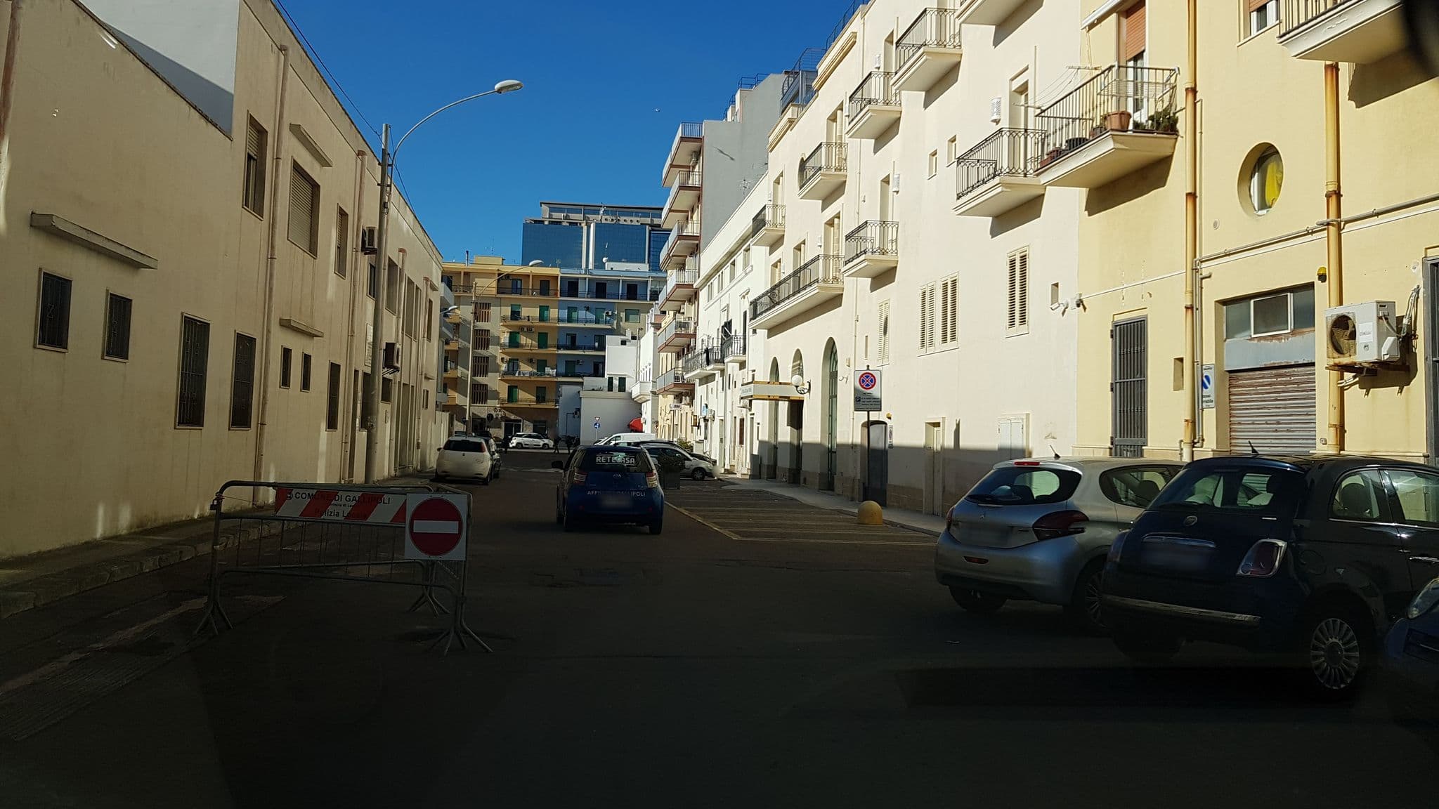 Street view near Hotel Spinola, Gallipoli — © ale_zena_it (CC BY-SA · Mapillary)