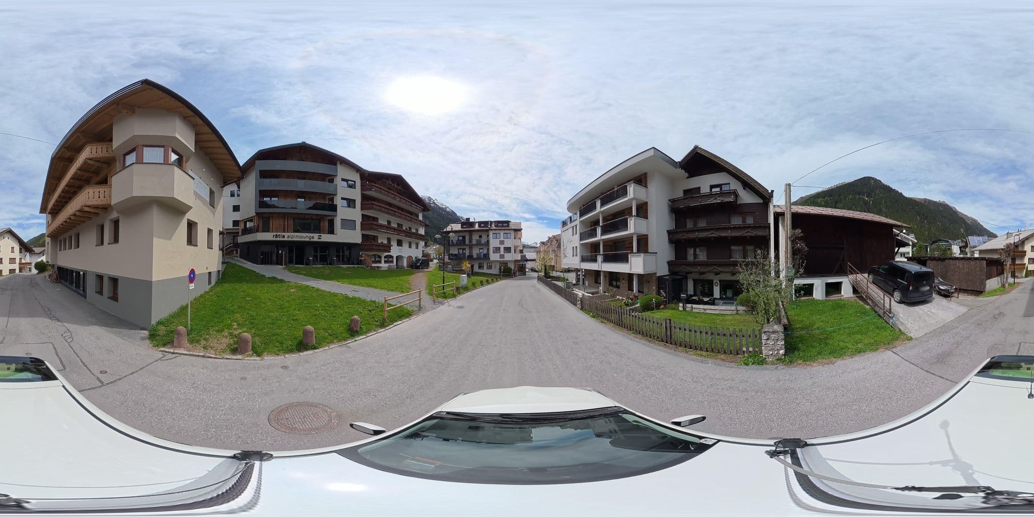 Street view near Raetia Alpinlounge, Ischgl