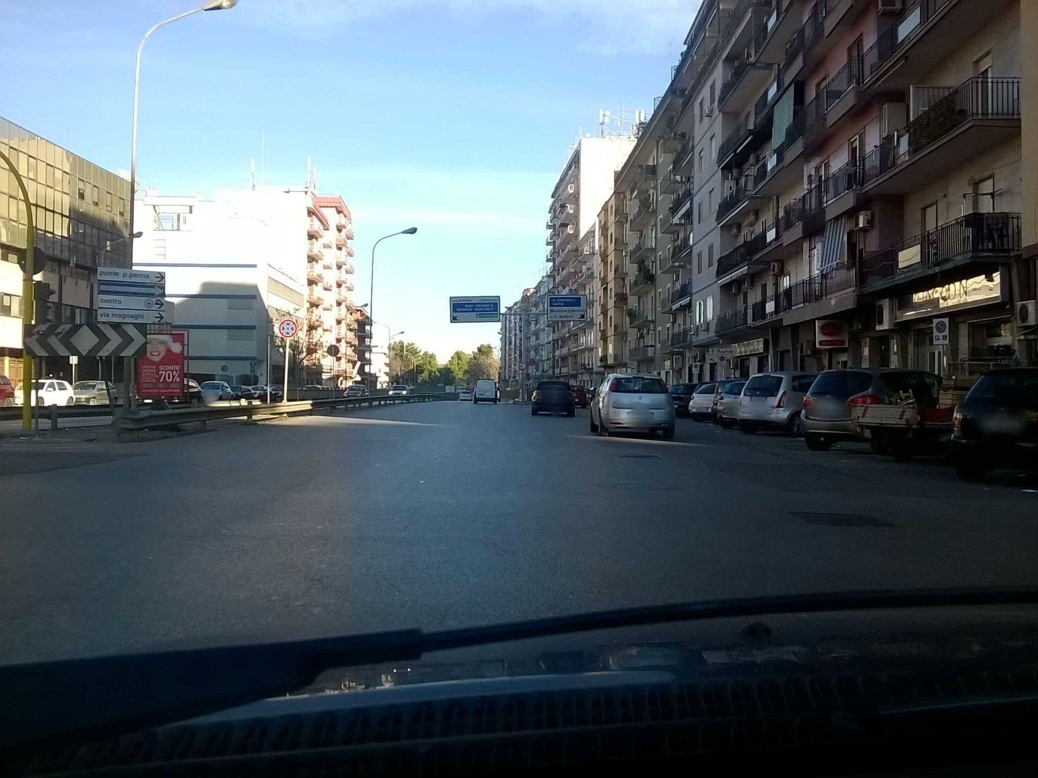Street view near Casa Gioia, Taranto — © giantar (CC BY-SA · Mapillary)