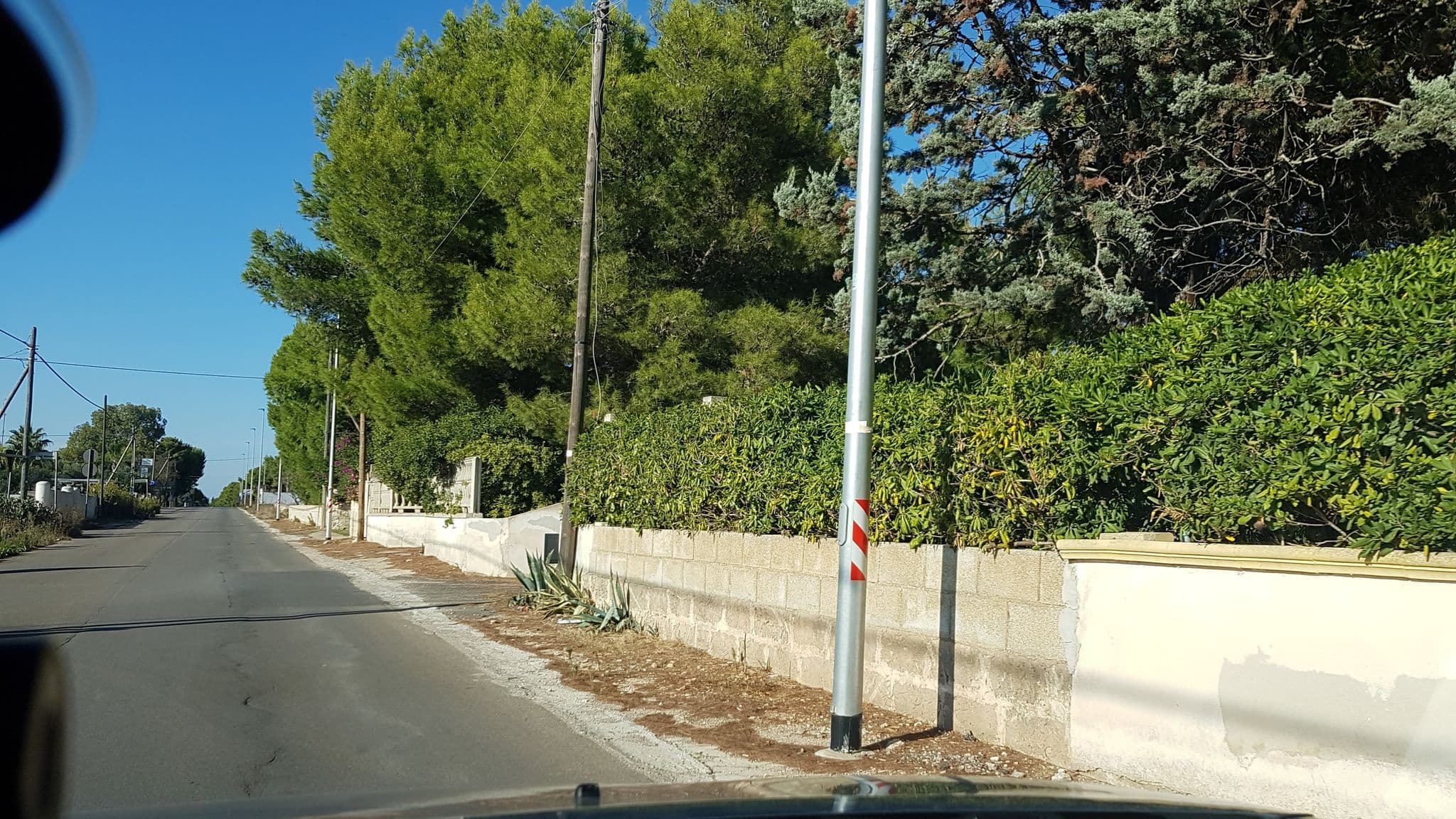 Street view near Villa Letizia Sea View in Sant'Isidoro, Porto Cesareo — © ale_zena_it (CC BY-SA · Mapillary)