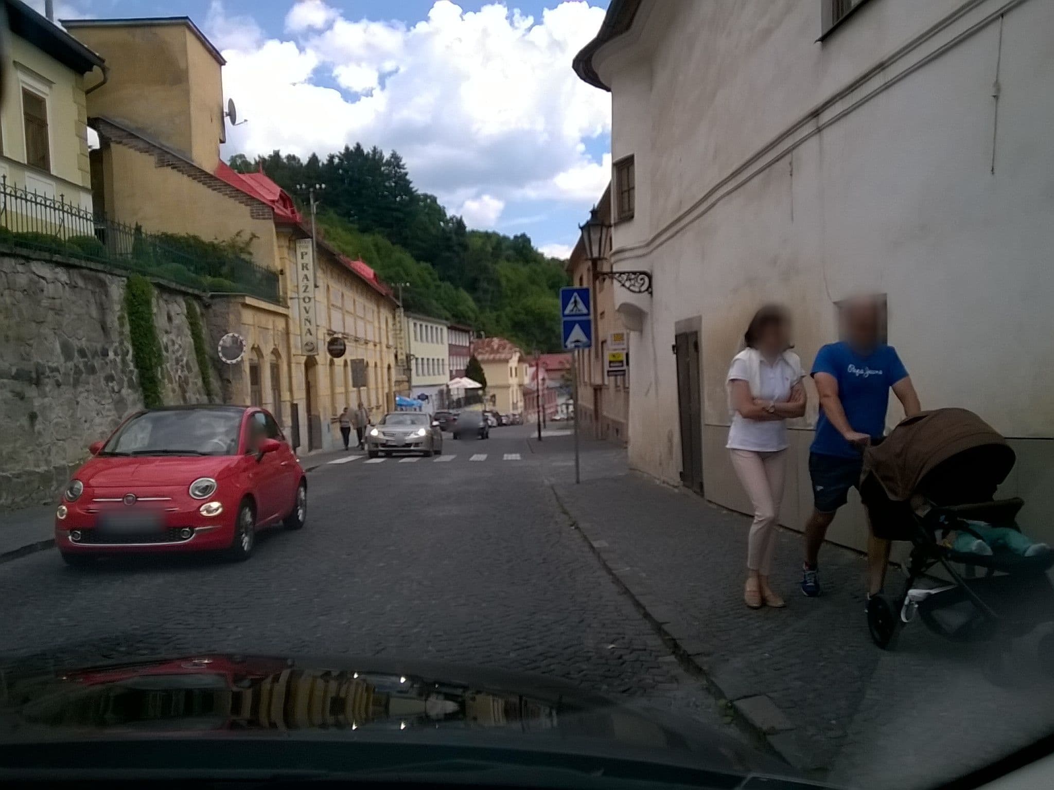 Street view near VILLA MARIA art&style accommodation, Banská Štiavnica — © moon4 (CC BY-SA · Mapillary)