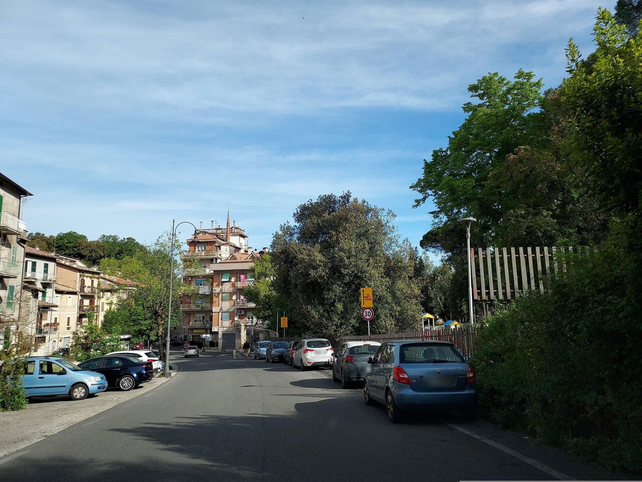 Street view near Villa Olimpia, Carpineto Romano — © odiug (CC BY-SA · Mapillary)