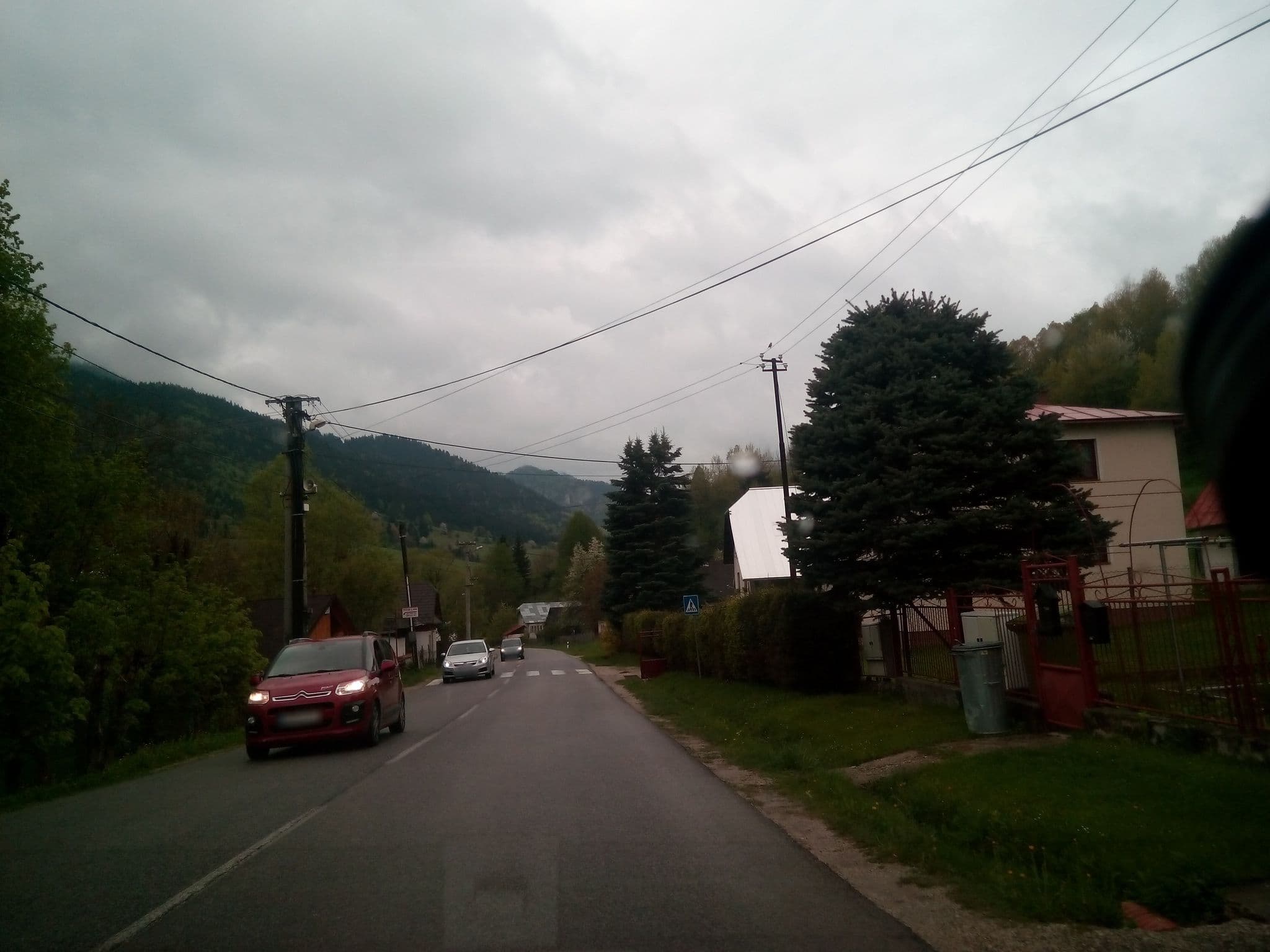 Street view near Oľga, Terchová
