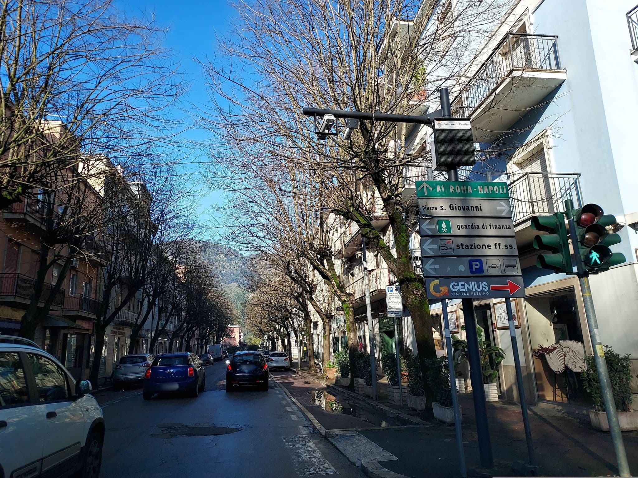Street view near John's heritage, Cassino — © odiug (CC BY-SA · Mapillary)