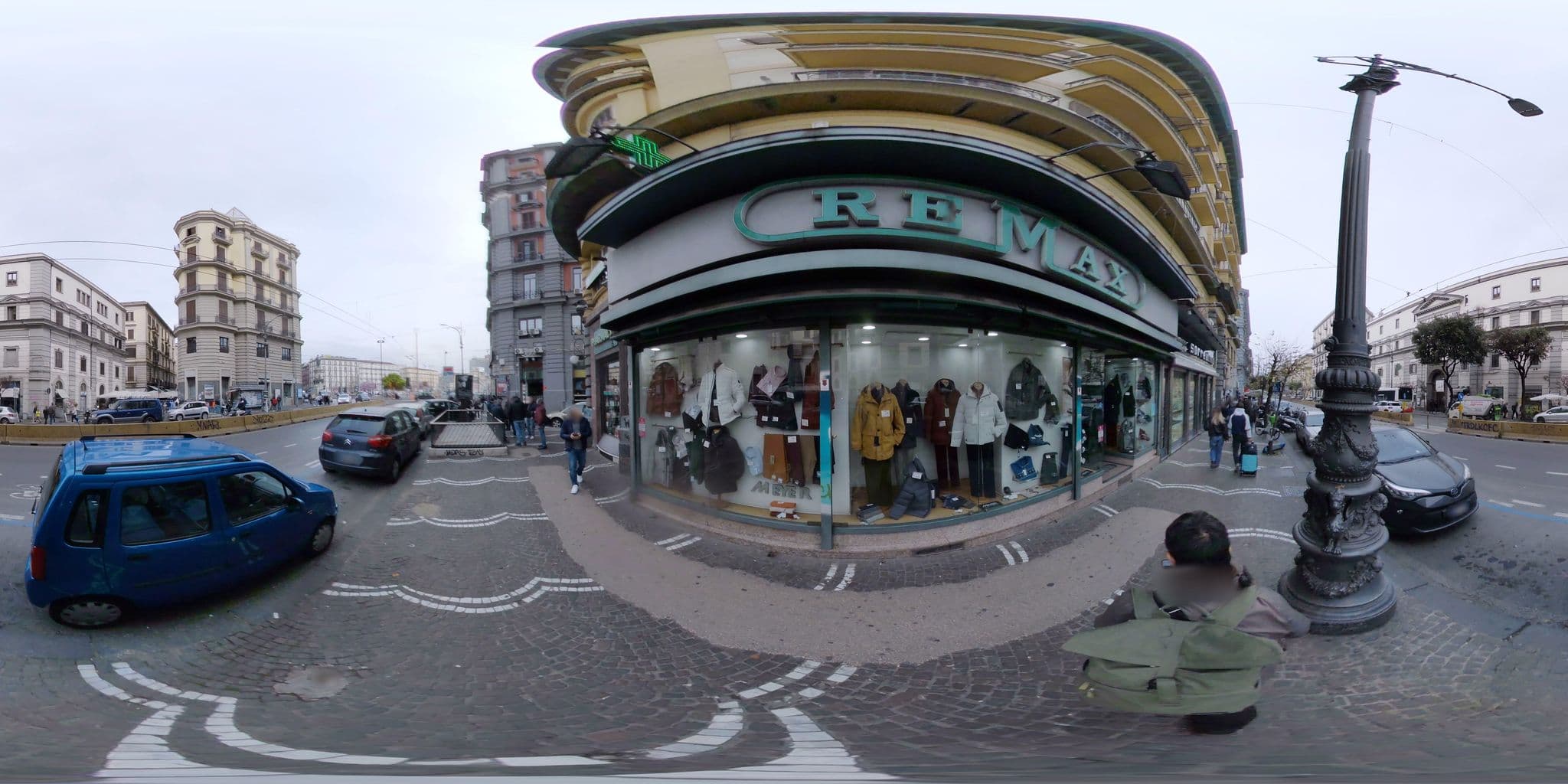 Street view near Pit Stop Napoli Centrale, Naples — © mapconcierge (CC BY-SA · Mapillary)