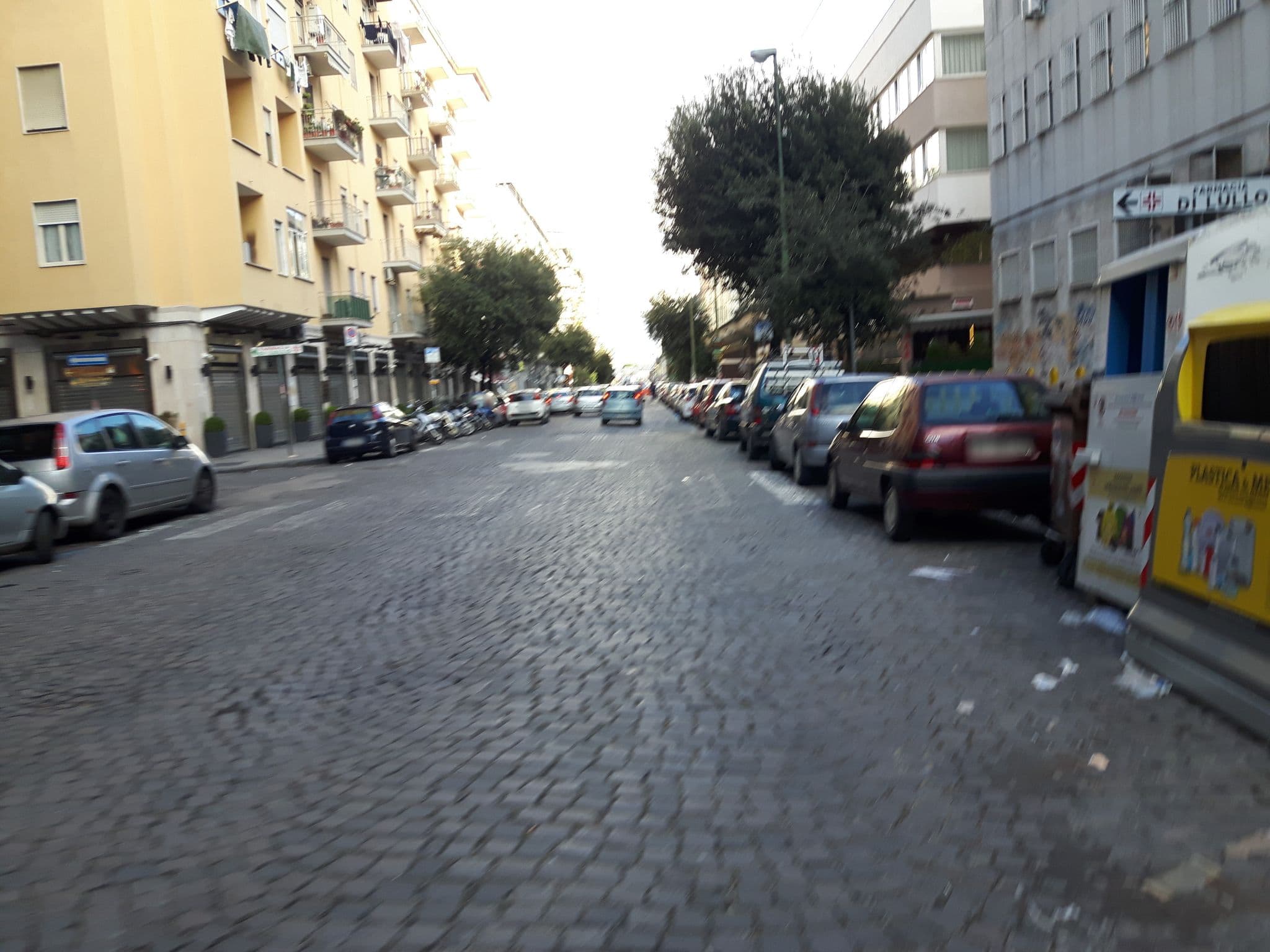 Street view near Élite Rooms, Naples — © antoninolitrico (CC BY-SA · Mapillary)