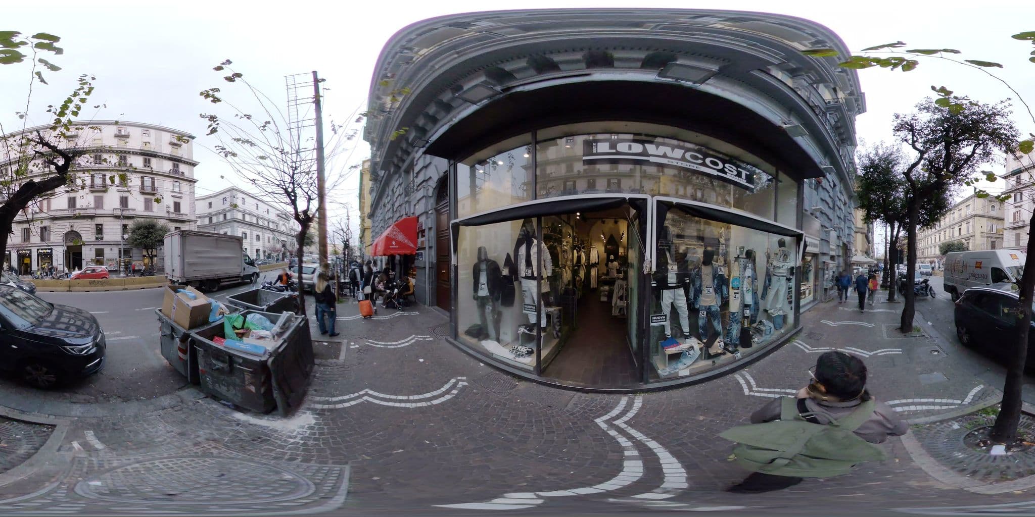 Street view near Regina Hotel SRL, Naples — © mapconcierge (CC BY-SA · Mapillary)