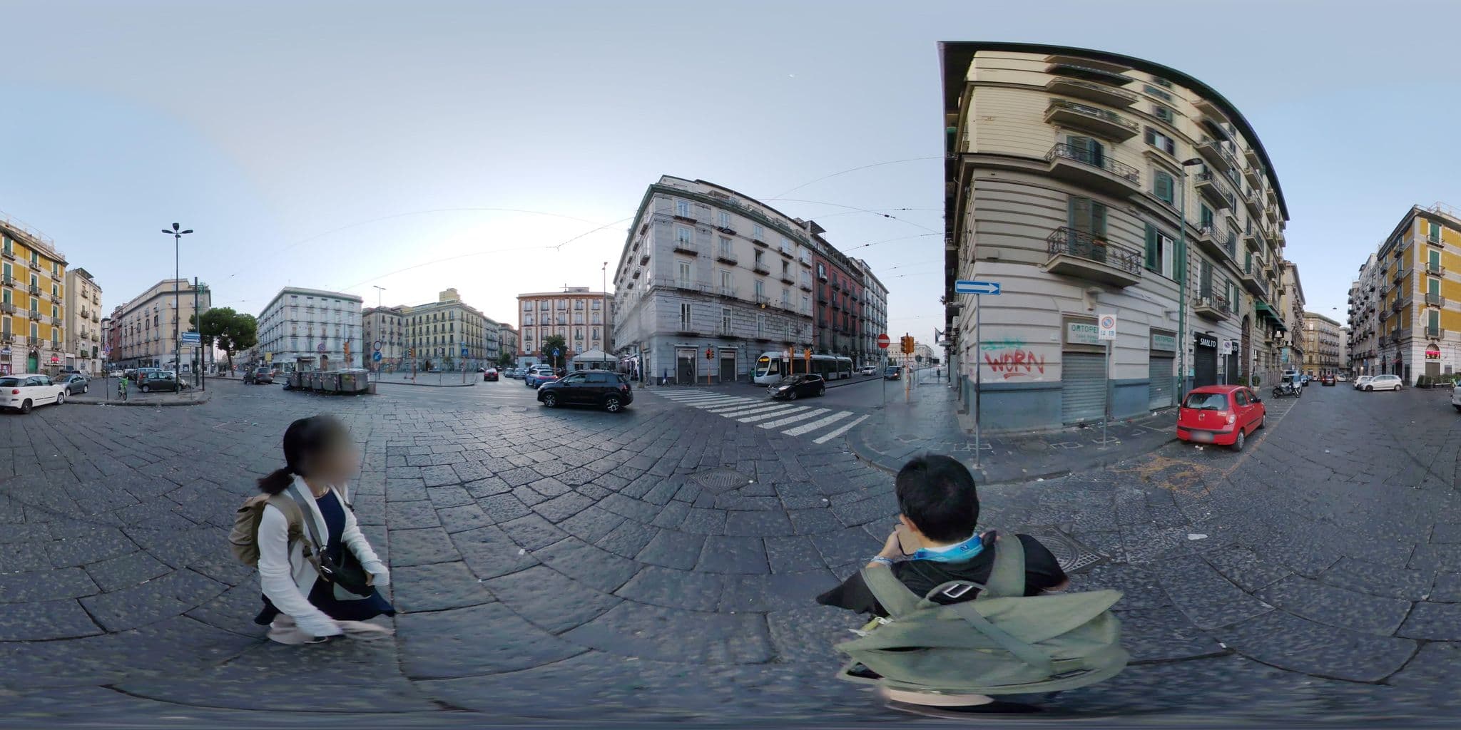 Street view near Domus Deorum Deluxe, Naples — © mapconcierge (CC BY-SA · Mapillary)