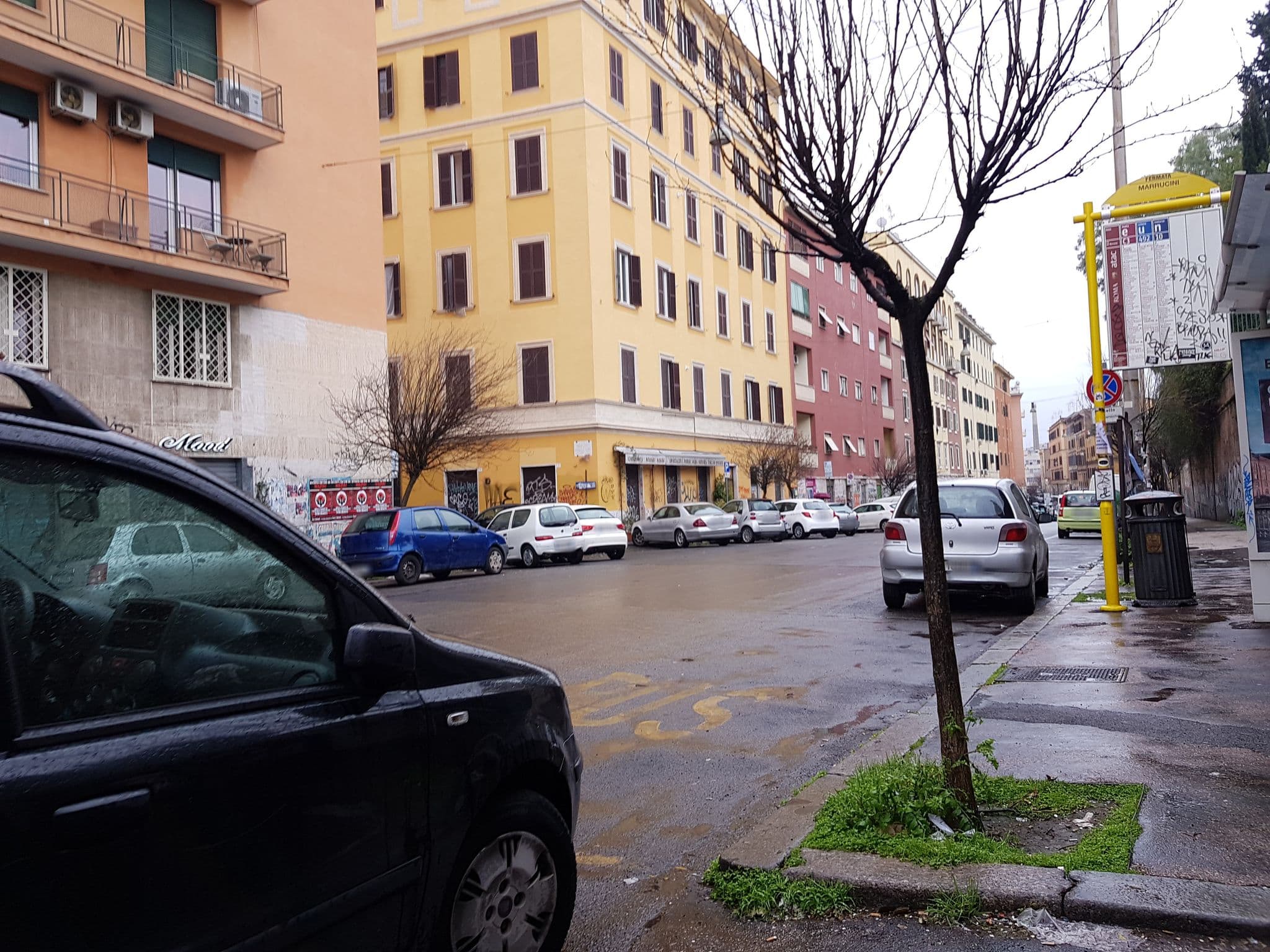 Street view near Appartaments Marrucini, Esquilino — © ale_zena_it (CC BY-SA · Mapillary)