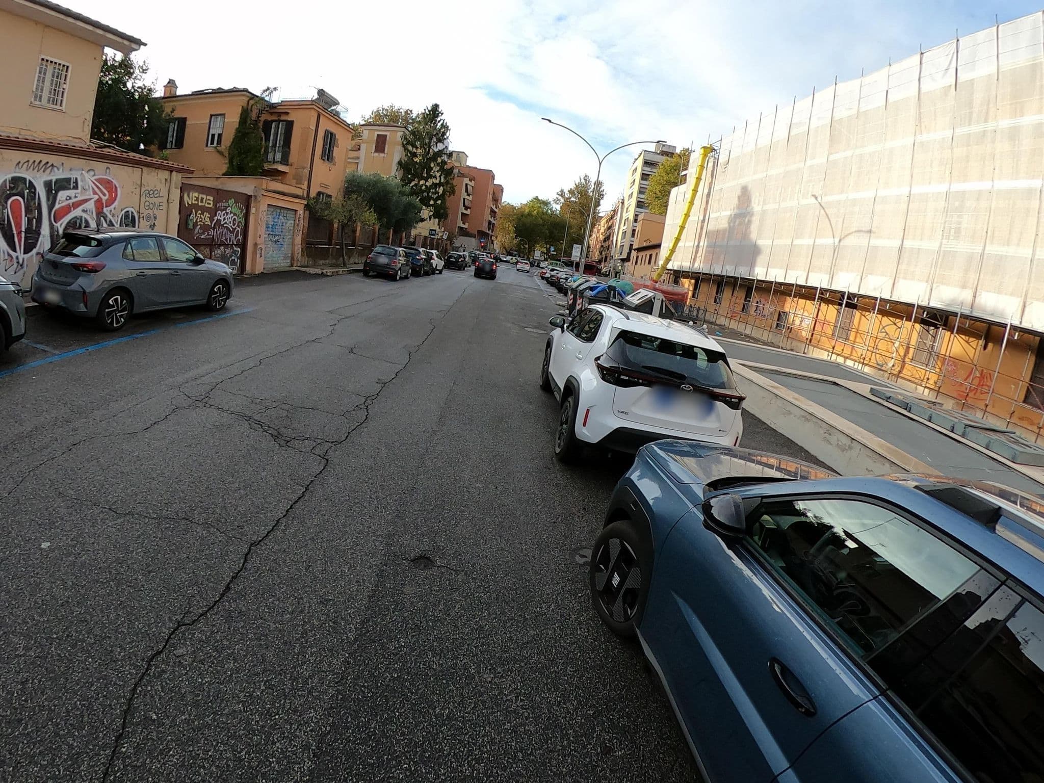 Street view near Villa Lanusei, Rome — © alesarrett (CC BY-SA · Mapillary)