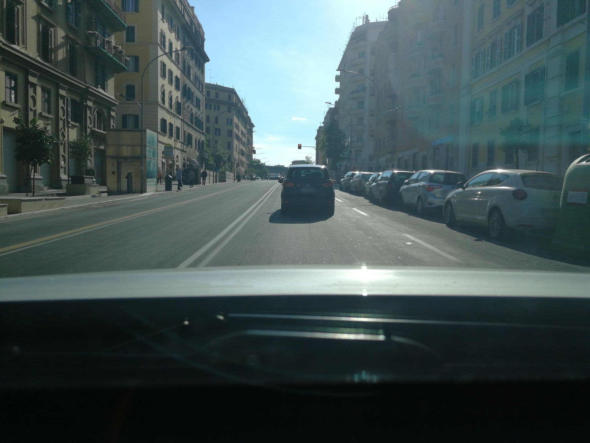 Street view near roman walls, Rome — © glascialfari (CC BY-SA · Mapillary)