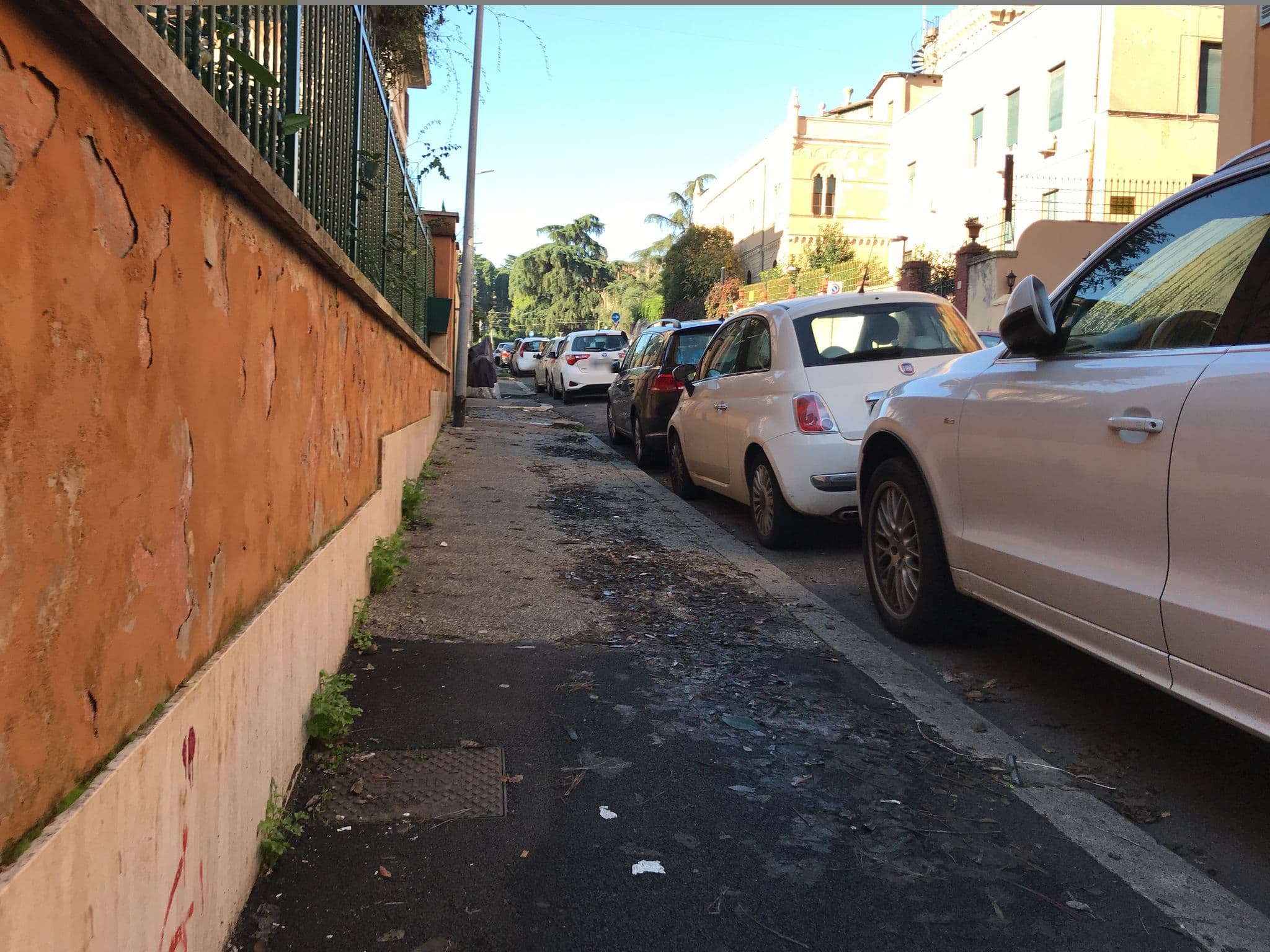 Street view near Casa Di Accoglienza Santa Maria Degli Angeli, Castro Pretorio — © miguel_andrade (CC BY-SA · Mapillary)