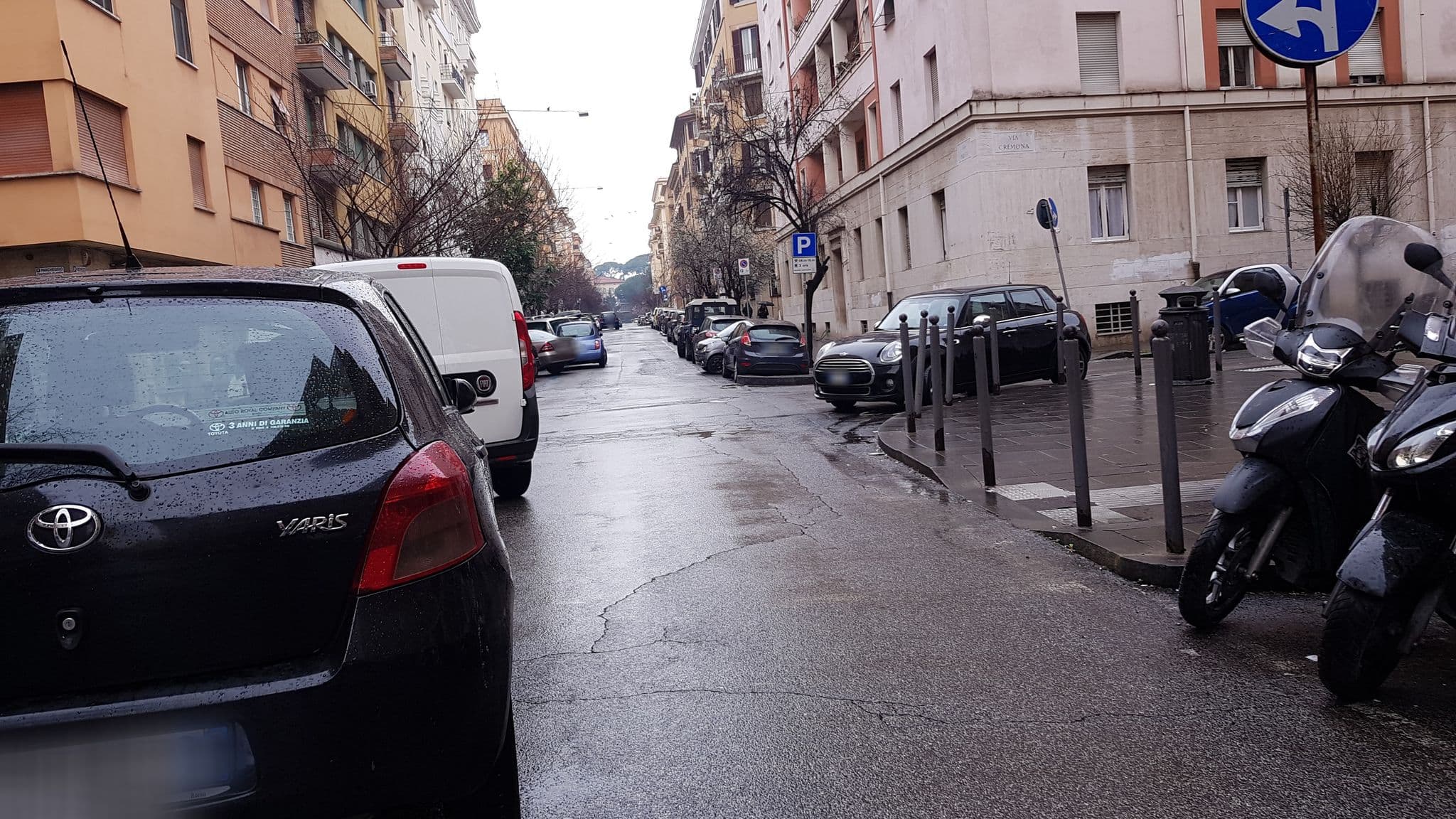 Street view near Pyramids International SRL, Esquilino — © ale_zena_it (CC BY-SA · Mapillary)