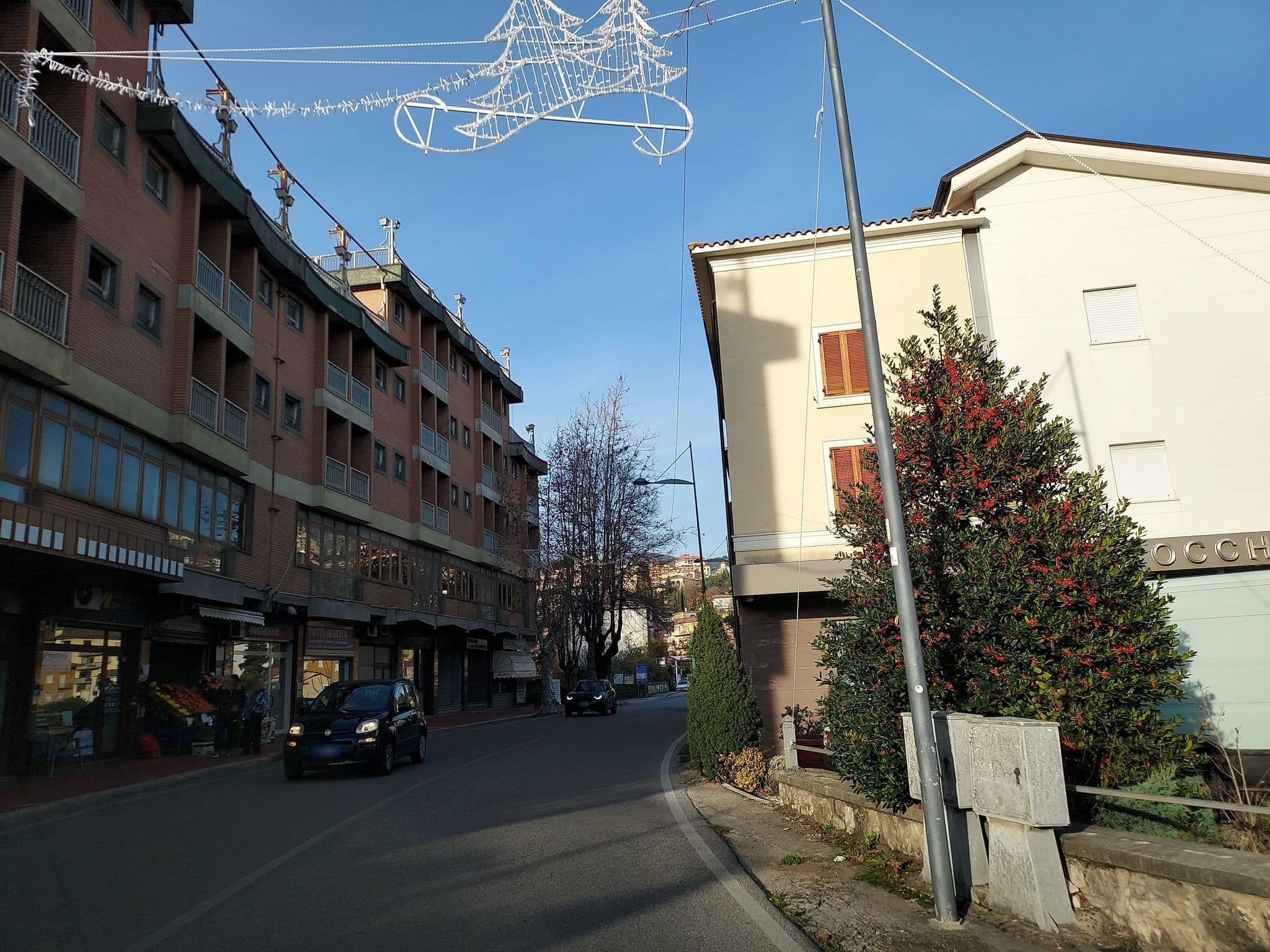 Street view near Albergo Elvira di Del Moro Fabio Biagio e Guido SNC, Fiuggi — © odiug (CC BY-SA · Mapillary)