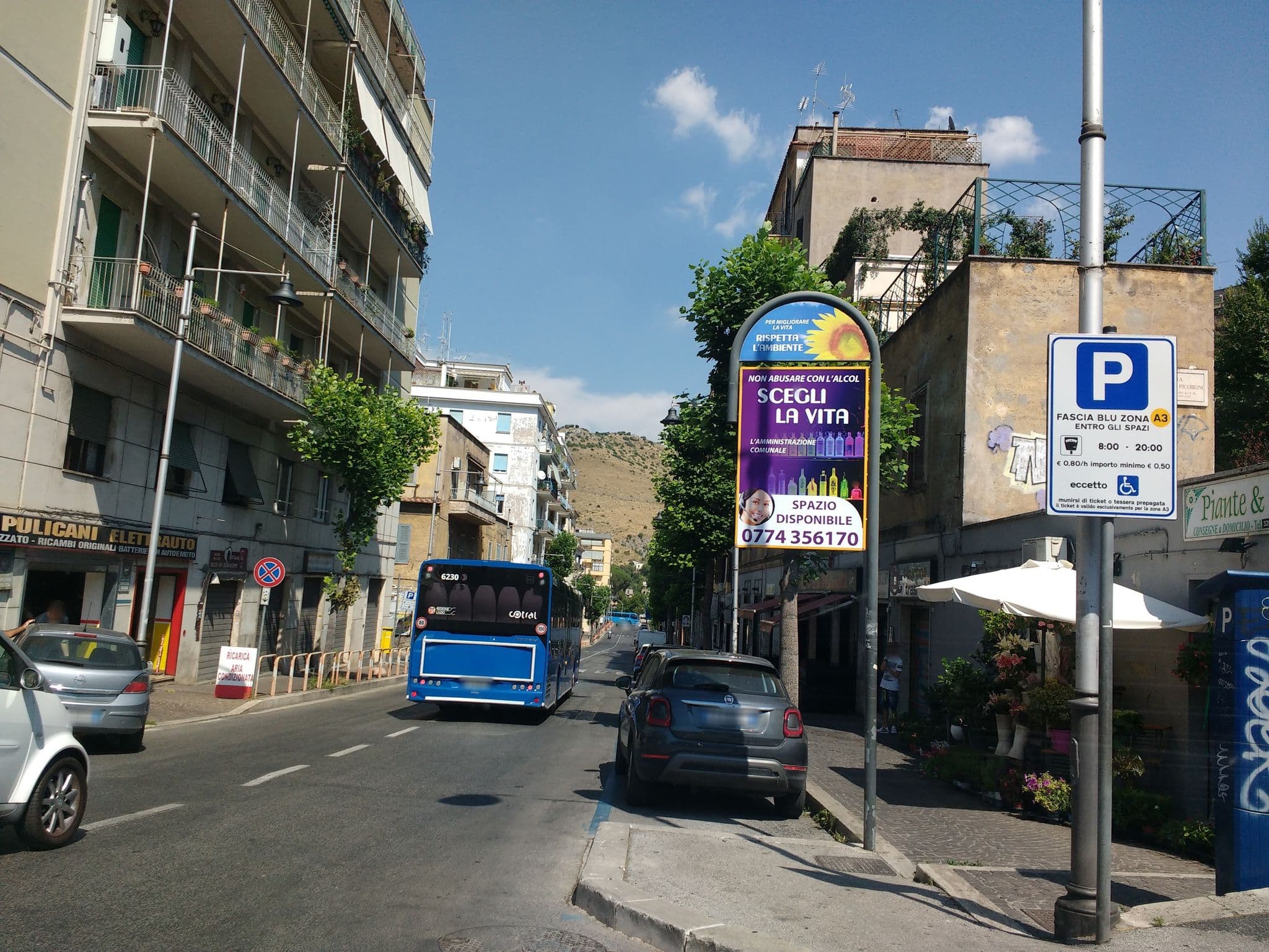 Street view near Tiburtina Traslochi, Tivoli — © thetornado76 (CC BY-SA · Mapillary)