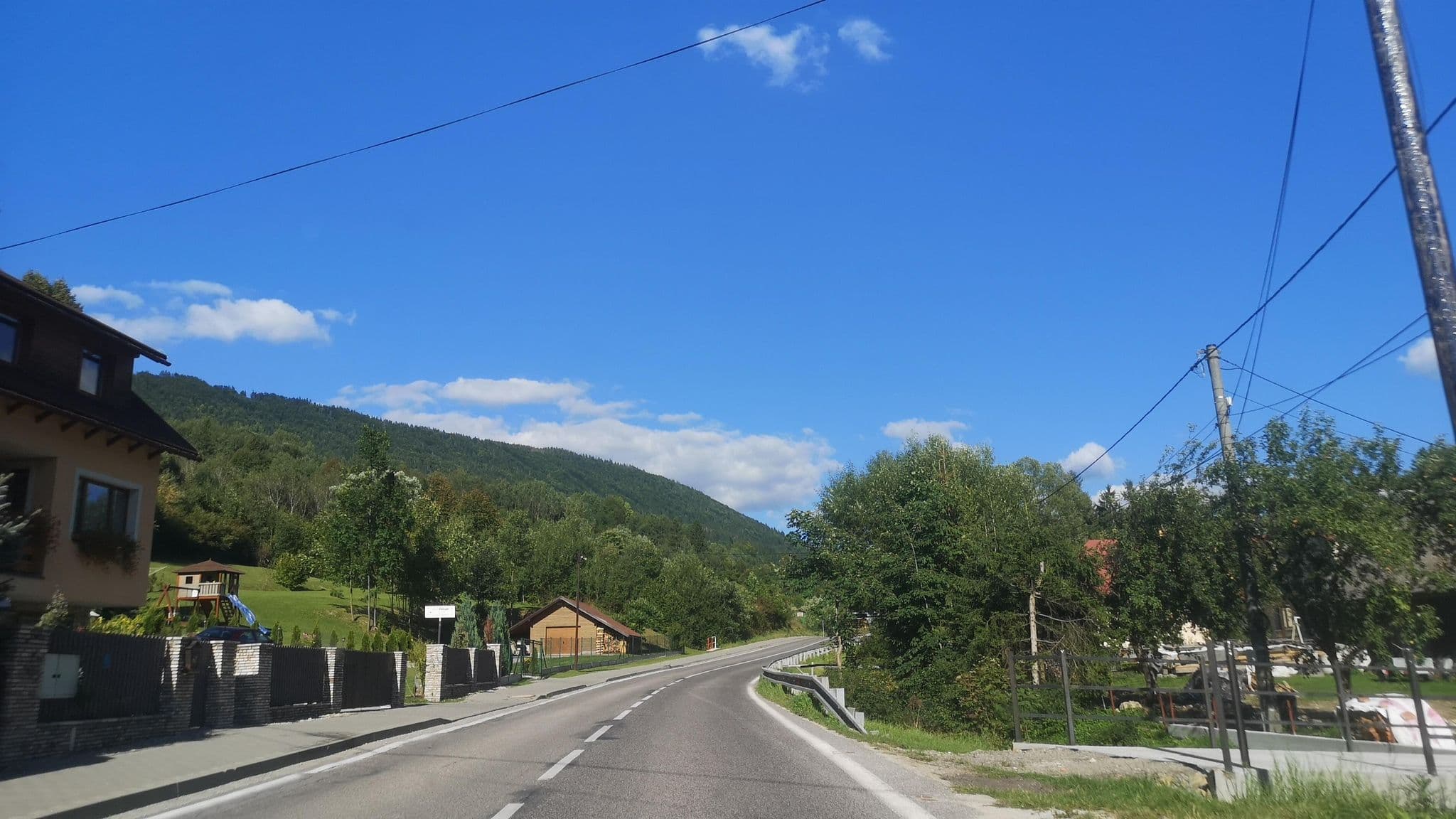 Street view near Chalupa Václav, Terchová