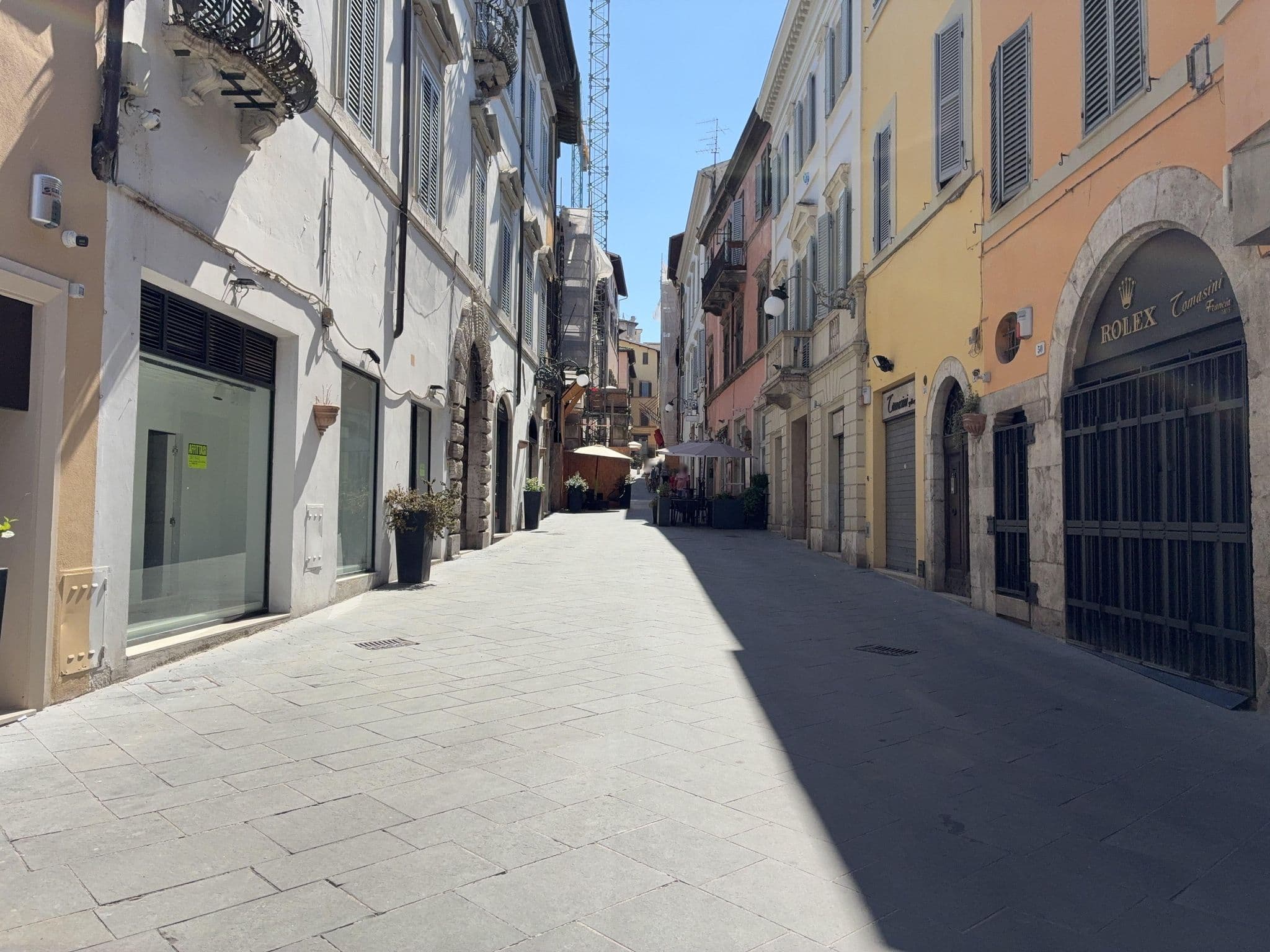 Street view near Hotel Cavaliere Palace, Spoleto — © panbauletto (CC BY-SA · Mapillary)